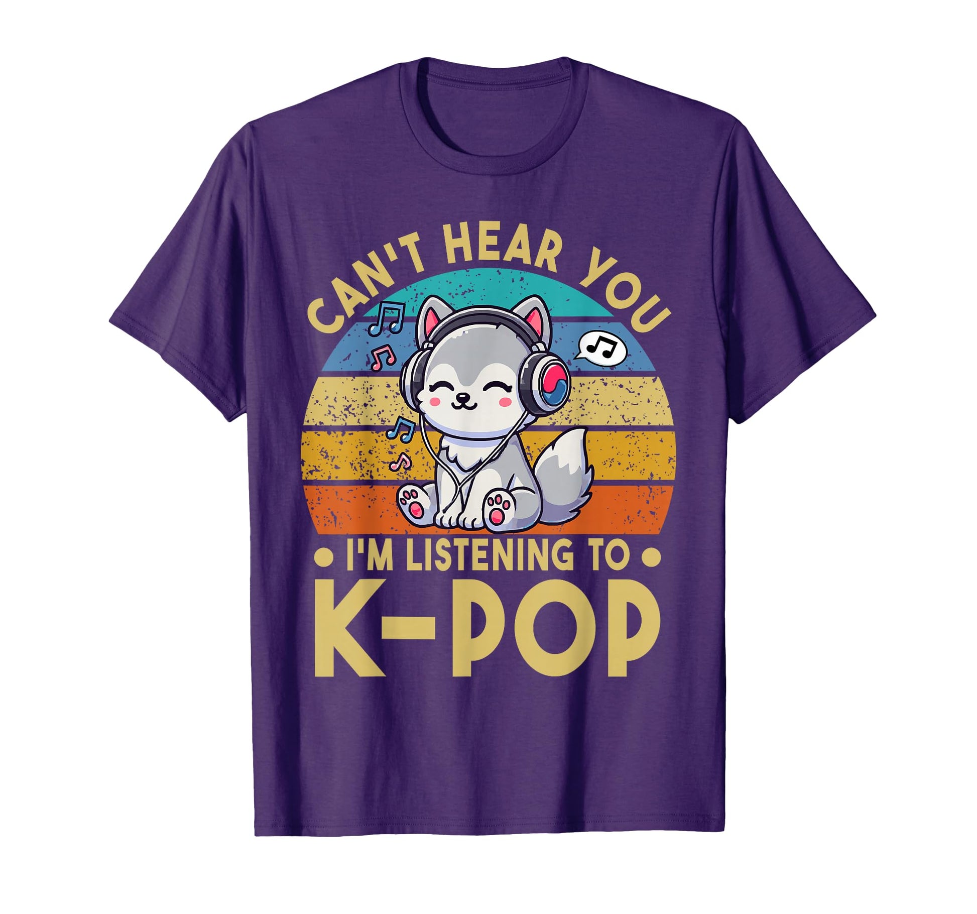 Cant Hear You Im Listening To Kpop T-Shirt - Aesthetic Graphic Men Women - T-Shirt, Sweatshirt, Hoodie