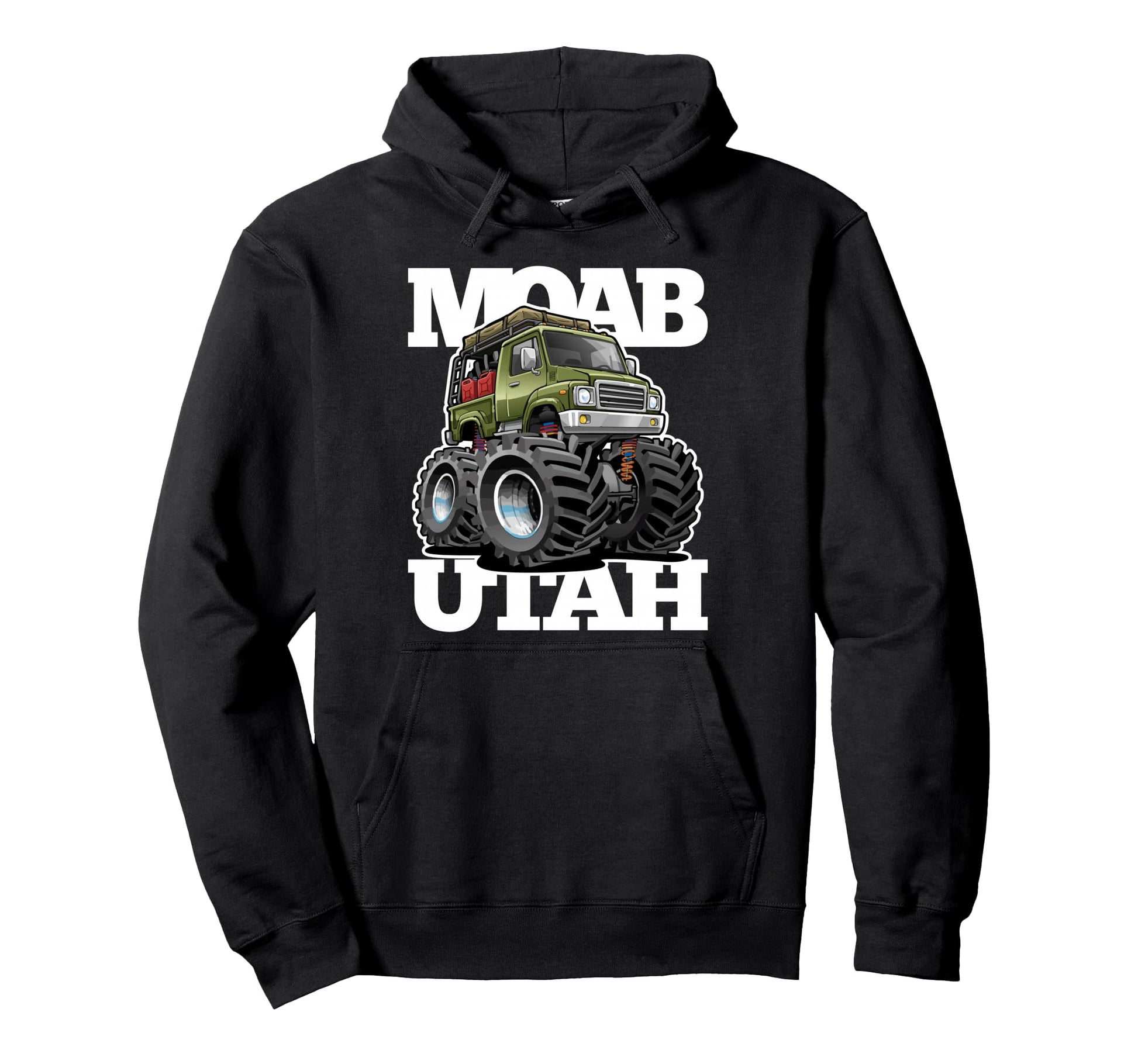 Moab Utah 4X4 Offroad Overlanding Rv Hoodie - Minimalist Print Unisex - T-Shirt, Sweatshirt, Hoodie