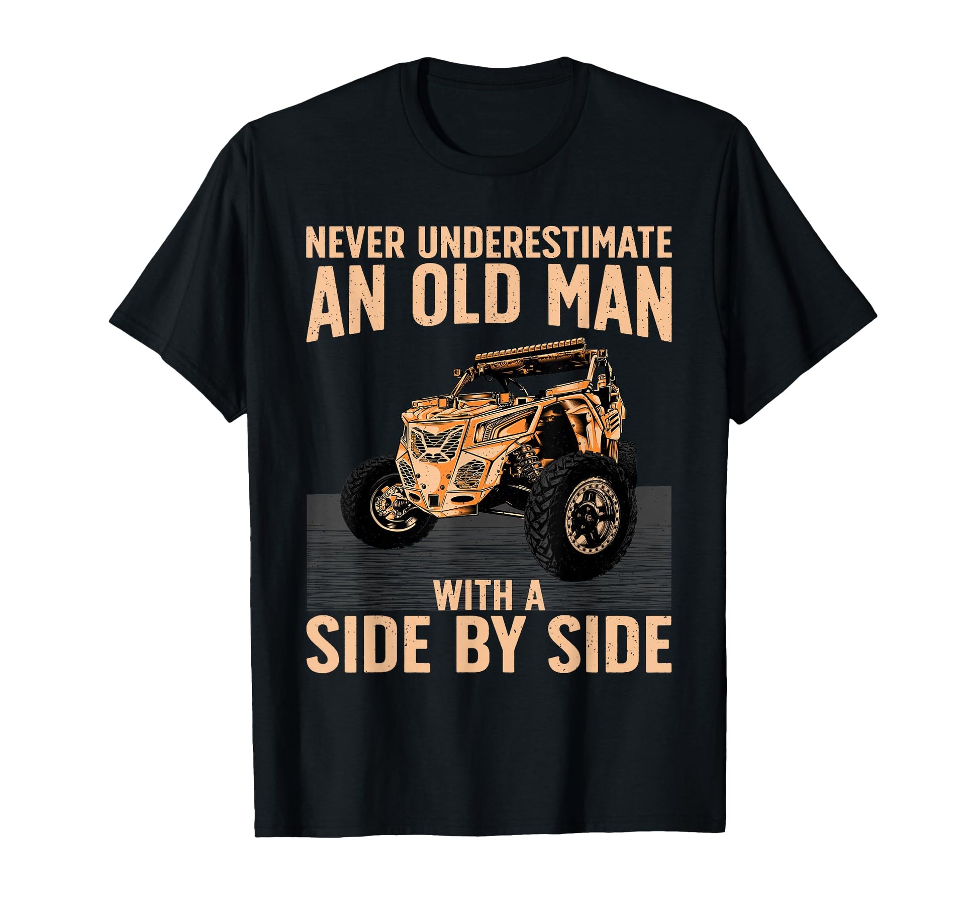 Sxs Grandpa Dad Offroad Utv Atv Side T-Shirt - Minimalist Print for Adults - T-Shirt, Sweatshirt, Hoodie