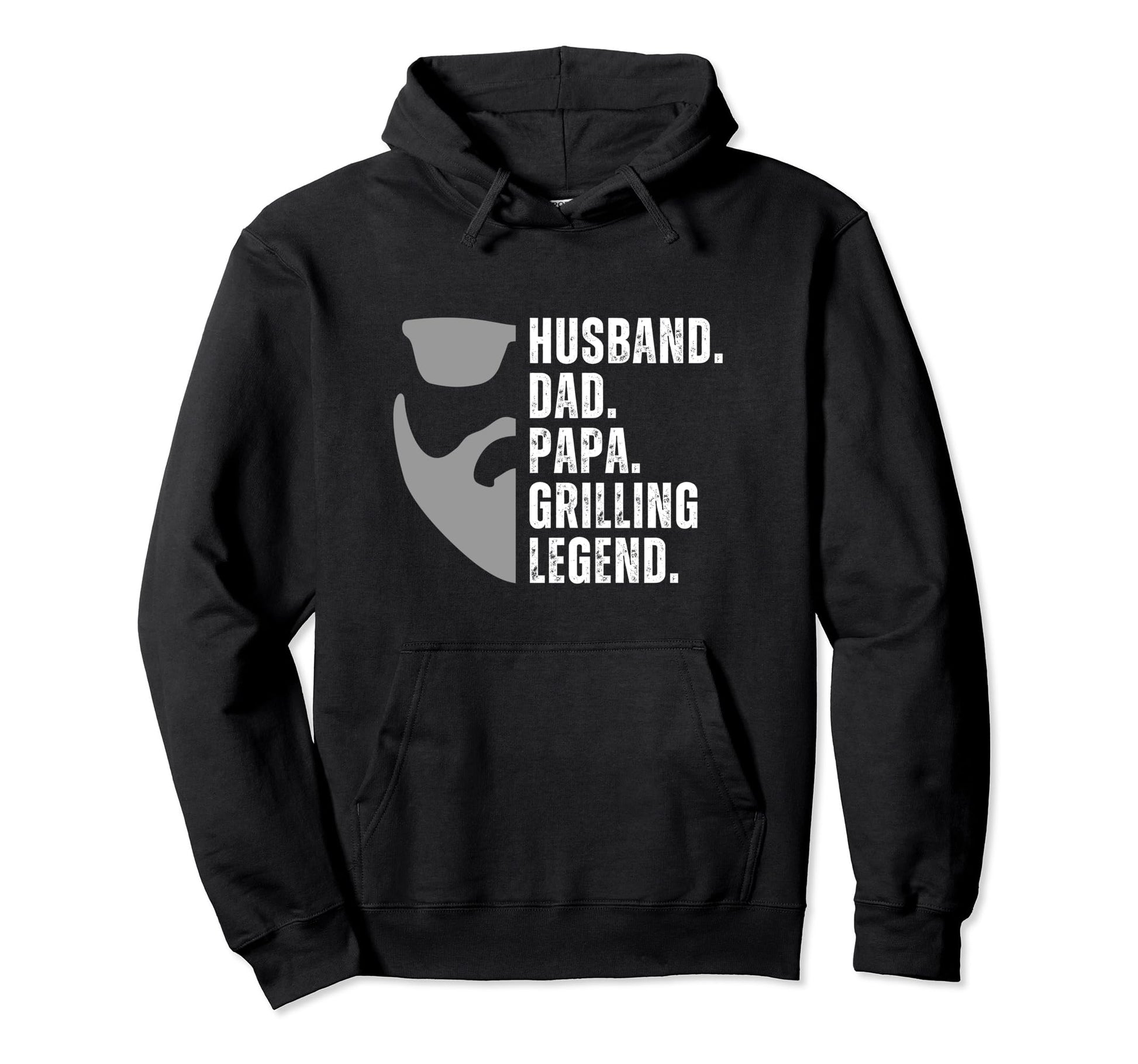 Husband Dad Papa Grilling Legend Funny Hoodie - Novelty Apparel Men Women - T-Shirt, Sweatshirt, Hoodie