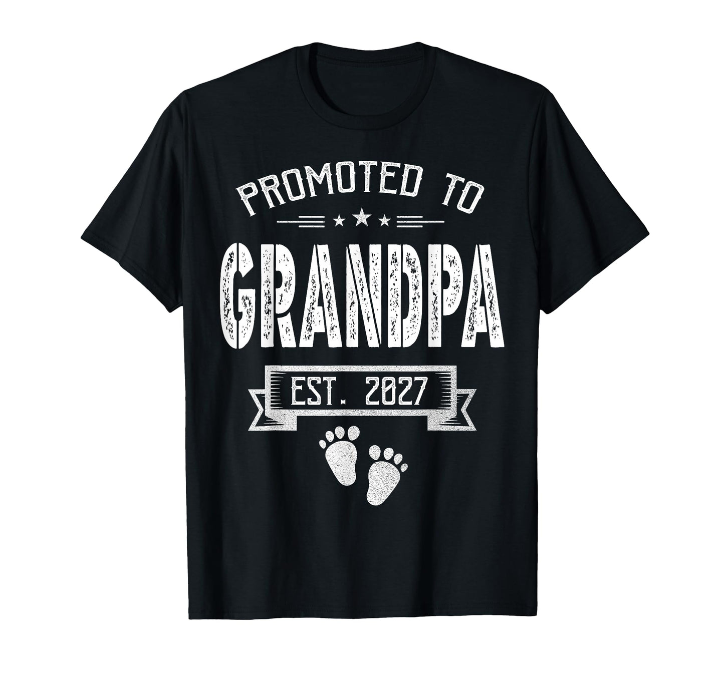 Promoted To Grandpa 2027 Funny New T-Shirt - Trendy Graphic for Adults - T-Shirt, Sweatshirt, Hoodie