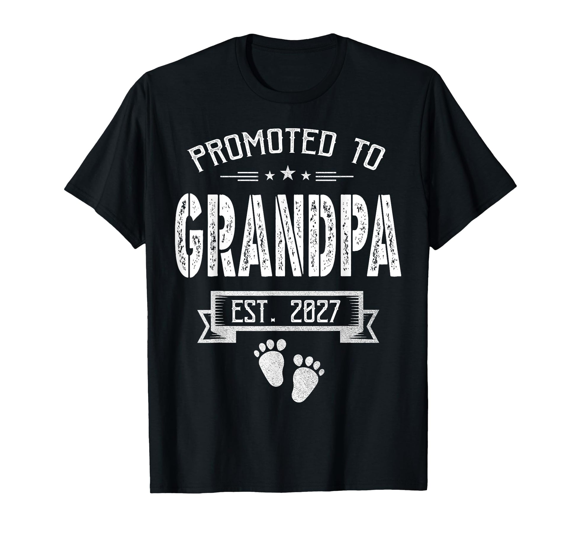 Promoted To Grandpa 2027 Funny New T-Shirt - Trendy Graphic for Adults - T-Shirt, Sweatshirt, Hoodie