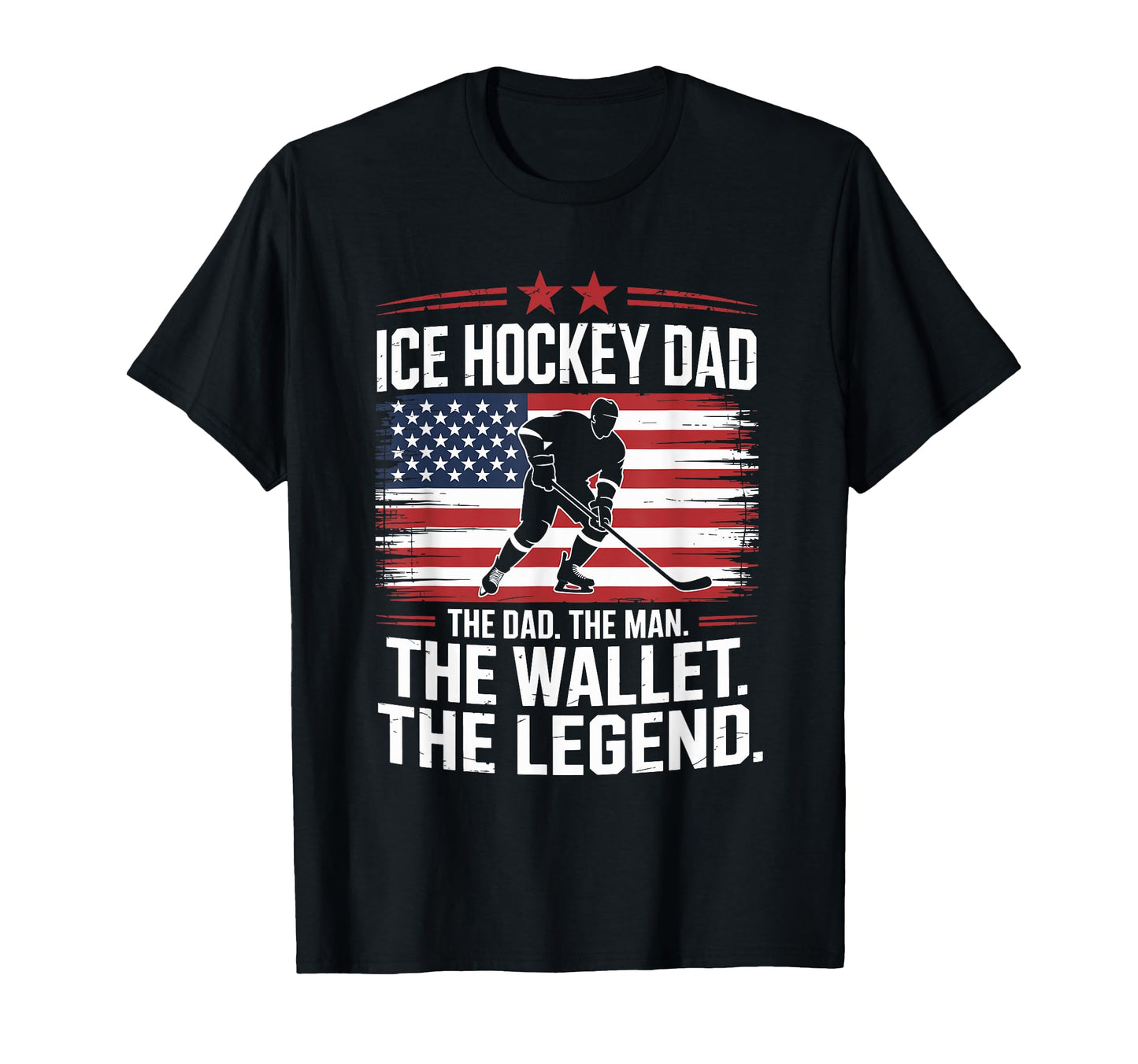 Hockey Dad Wallet Ice Hockey Father T-Shirt - Aesthetic Graphic Unisex - T-Shirt, Sweatshirt, Hoodie