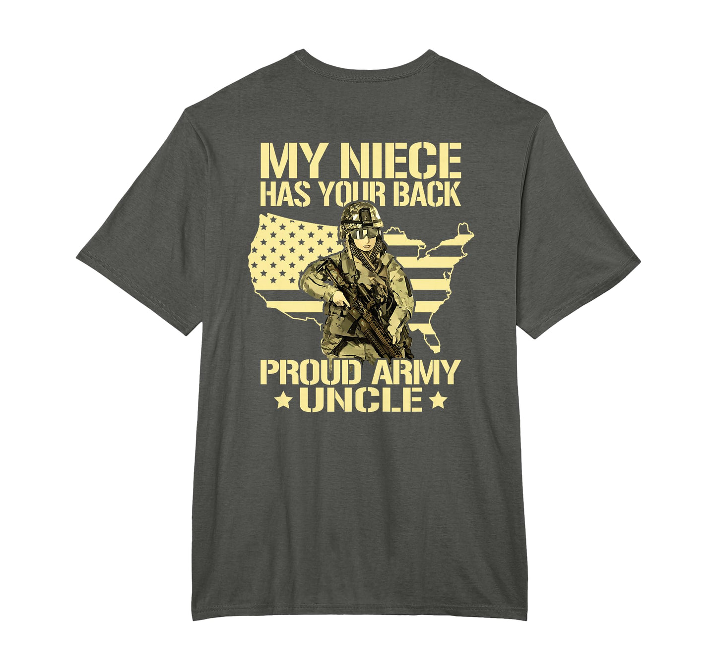 Mens My Niece Has Your Back Proud T-Shirt - Aesthetic Graphic Men Women - T-Shirt, Sweatshirt, Hoodie