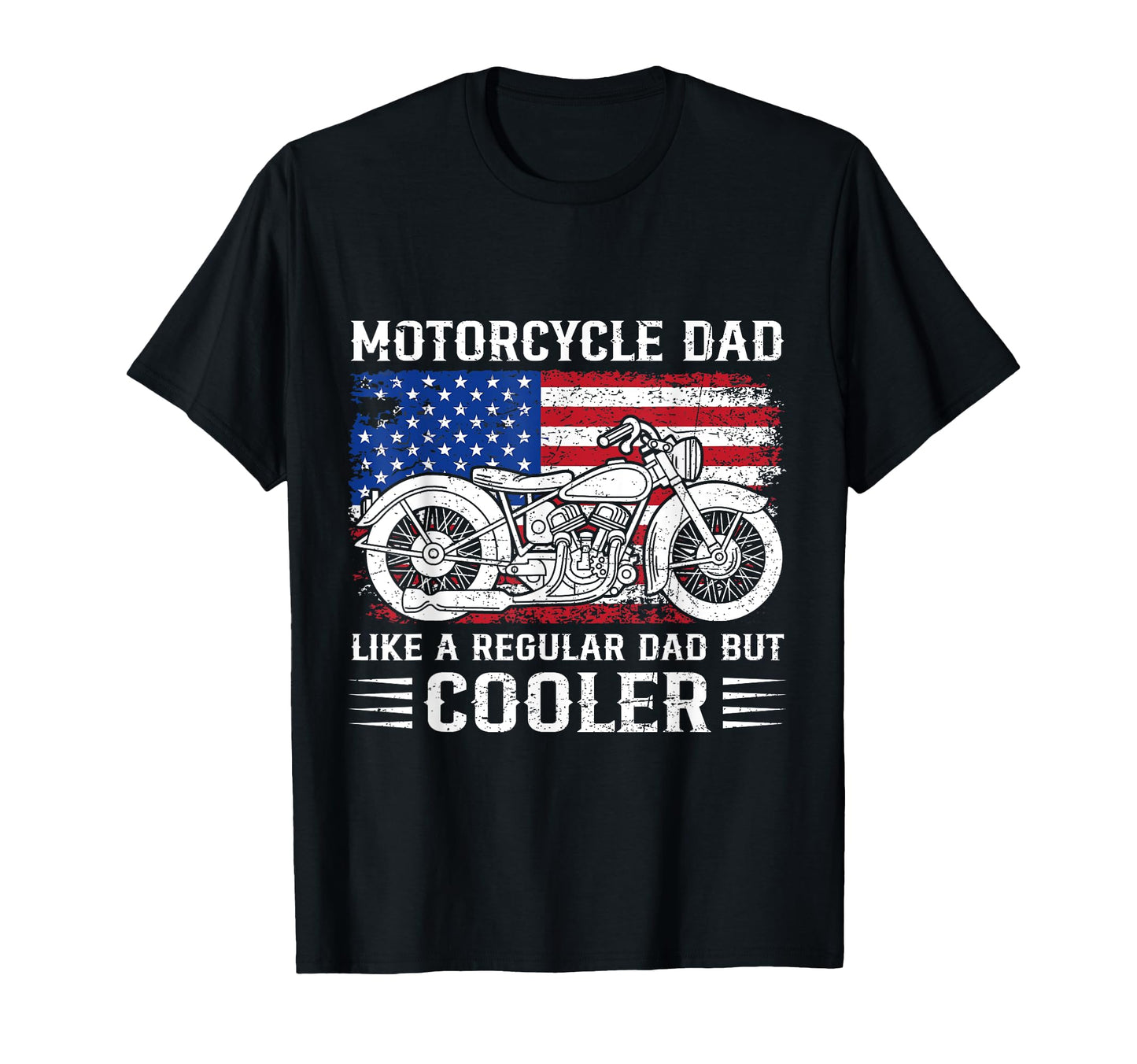 Mens Motorcycle Dad Like Regular T-Shirt - Casual Everyday Wear Men Women - T-Shirt, Sweatshirt, Hoodie