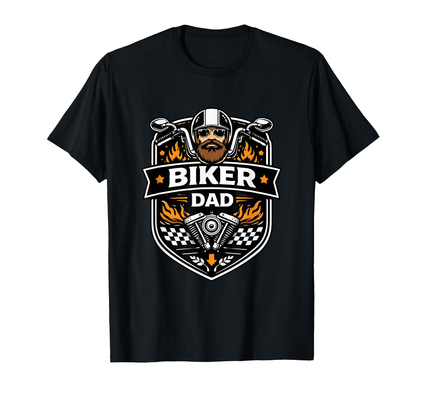 Biker Dad Motorcycle Lifestyle Identity T-Shirt - Graphic Print Unisex - T-Shirt, Sweatshirt, Hoodie