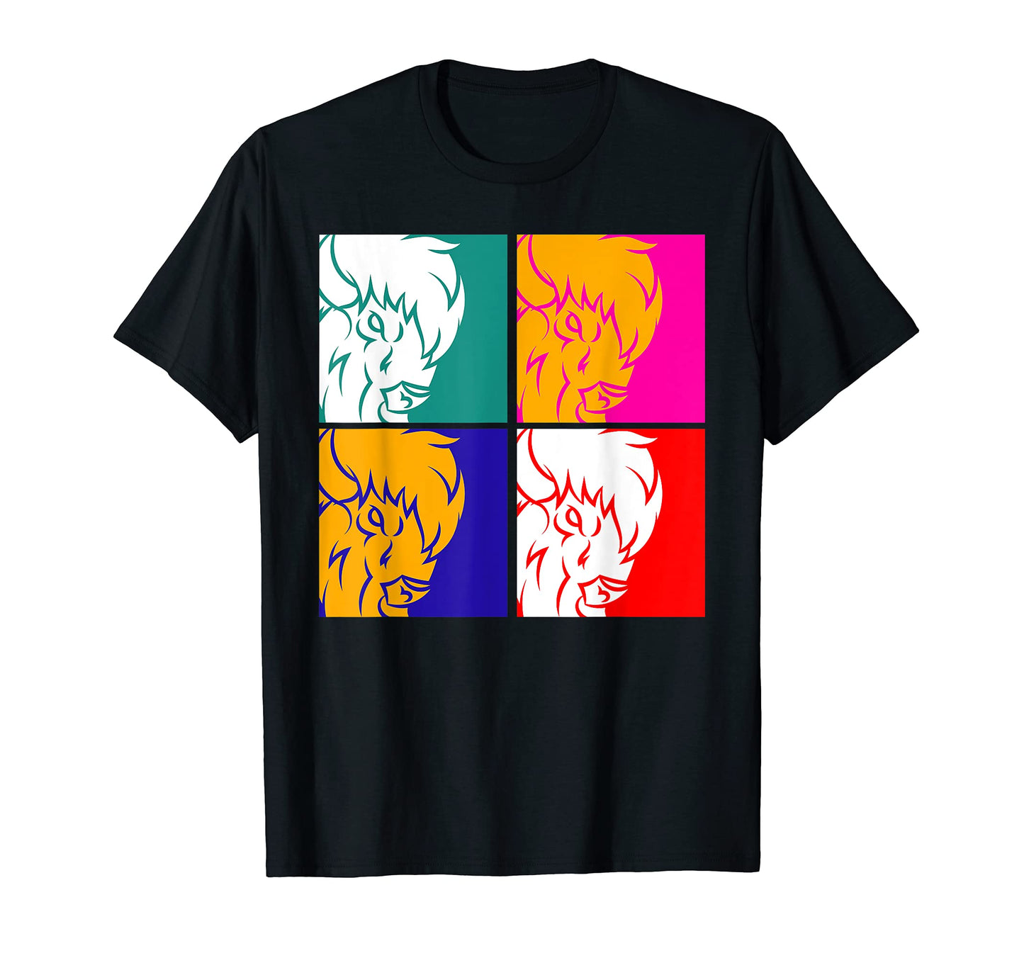 American Bison Animal Lover Pop Art T-Shirt - Minimalist Print Men Women - T-Shirt, Sweatshirt, Hoodie