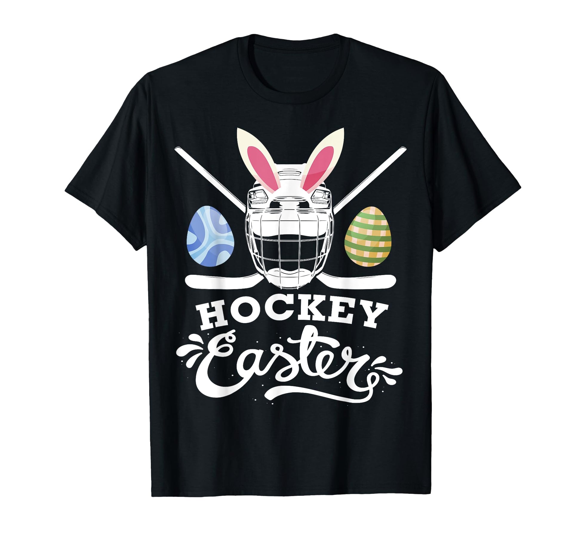 Hockey Easter Funny Easter Day Ice Hockey T-Shirt - Graphic Print Unisex - T-Shirt, Sweatshirt, Hoodie