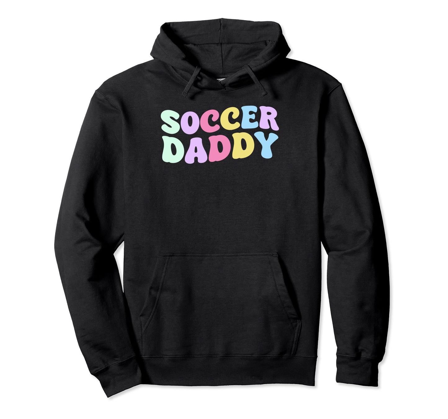 Groovy Daddy Soccer Family Hoodie - Casual Everyday Wear Men Women - T-Shirt, Sweatshirt, Hoodie