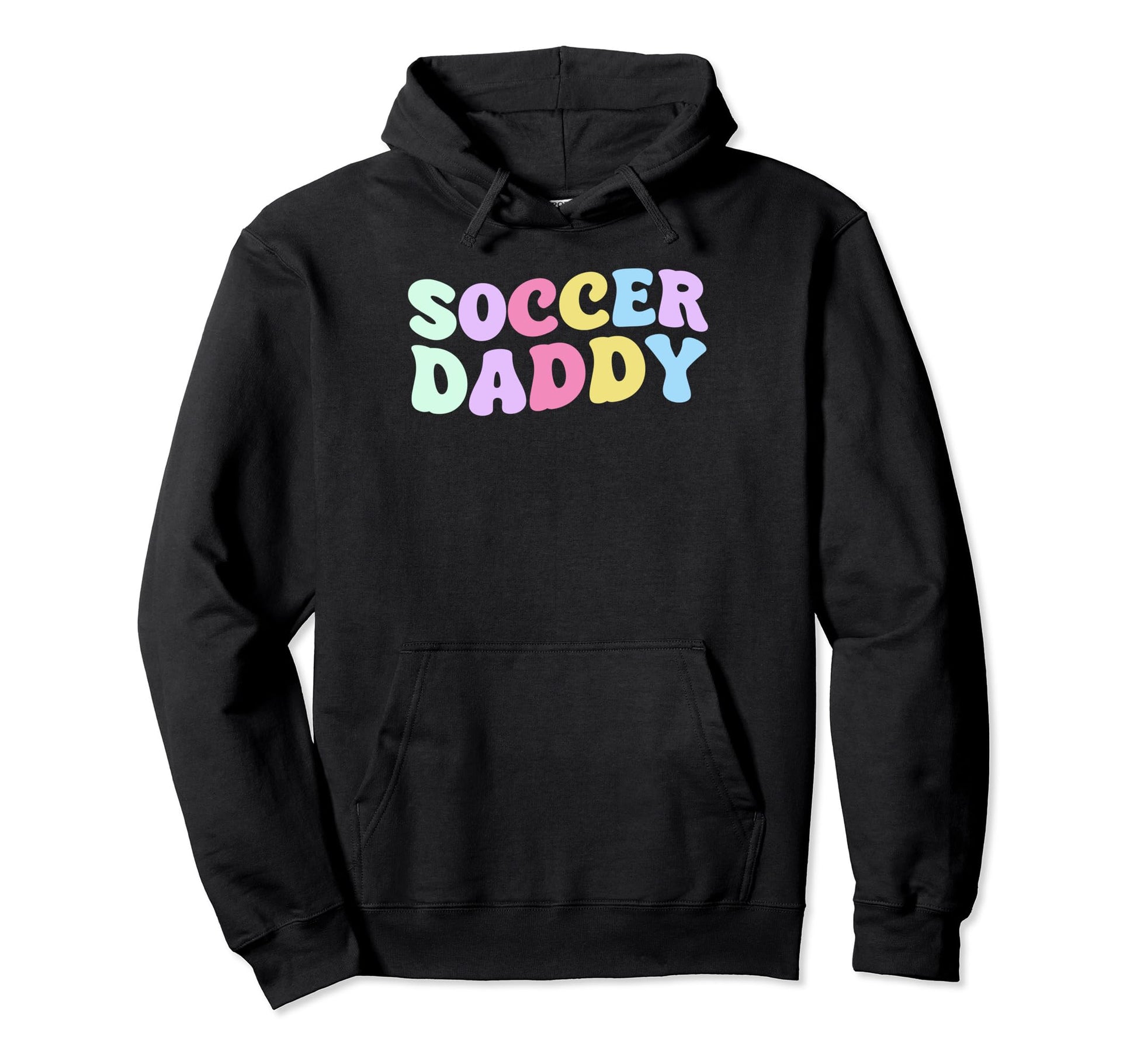 Groovy Daddy Soccer Family Hoodie - Casual Everyday Wear Men Women - T-Shirt, Sweatshirt, Hoodie