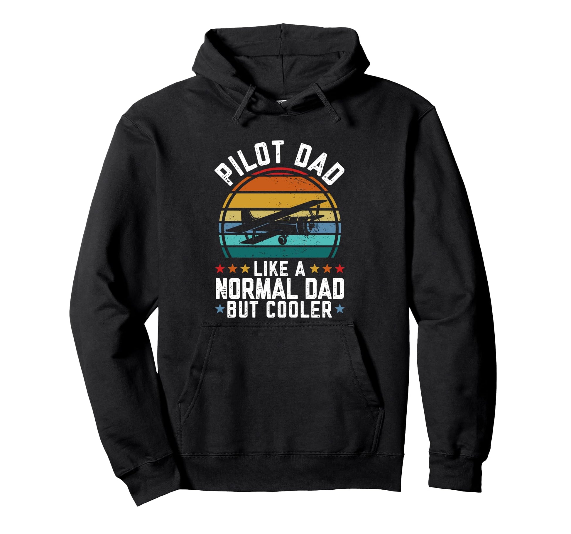 Airplane Pilot Dad Like Normal Dad But Hoodie - Custom Art Print Men Women - T-Shirt, Sweatshirt, Hoodie
