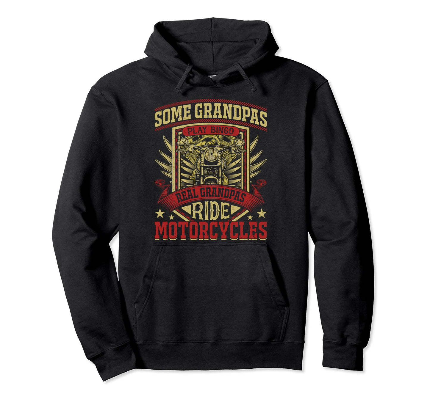 Some Grandpas Play Bingo Real Grandpas Hoodie - Streetwear Style Unisex - T-Shirt, Sweatshirt, Hoodie