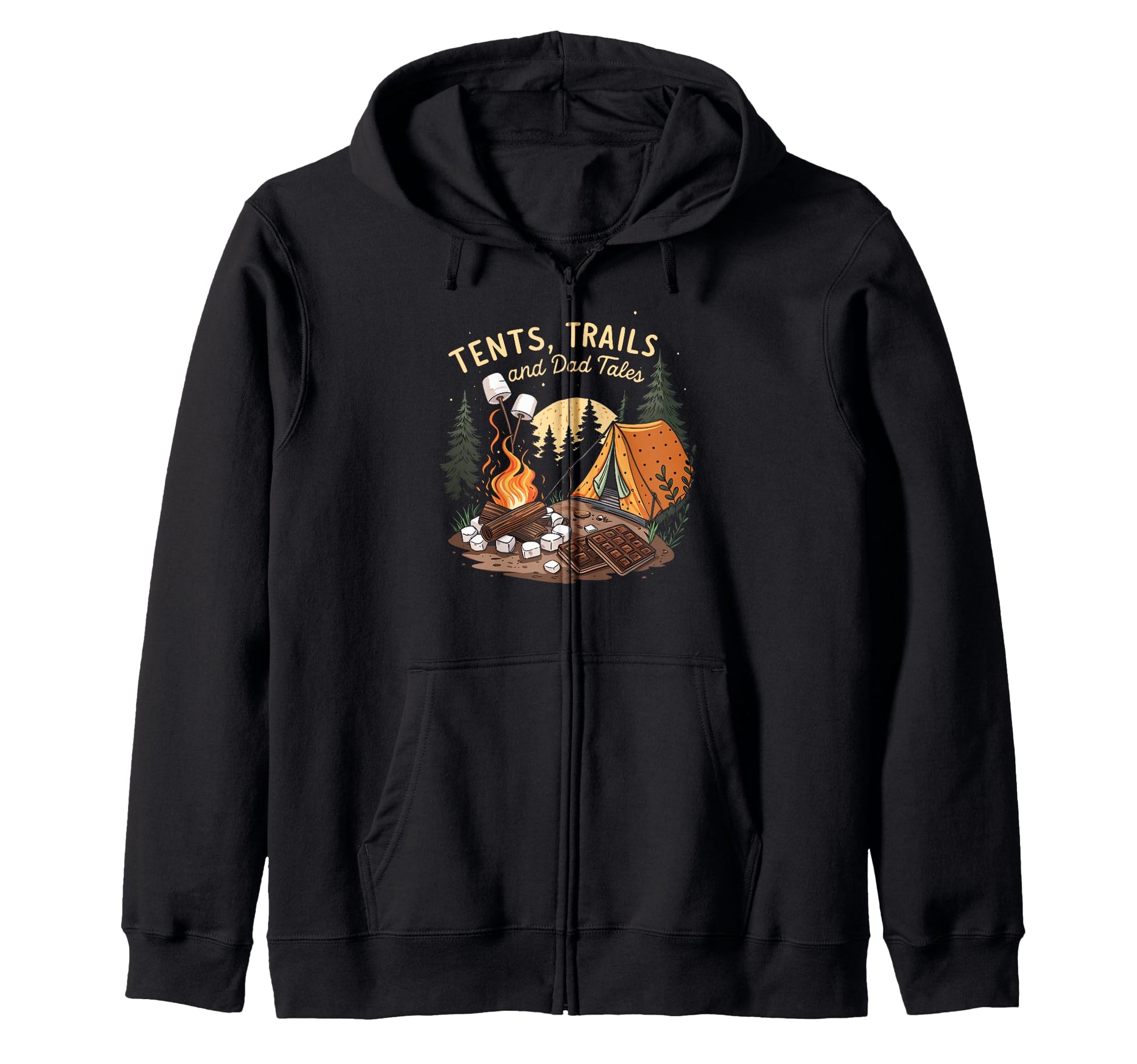 Tents Trails And Dad Tales Hiking T-Shirt - Streetwear Style Unisex - T-Shirt, Sweatshirt, Hoodie
