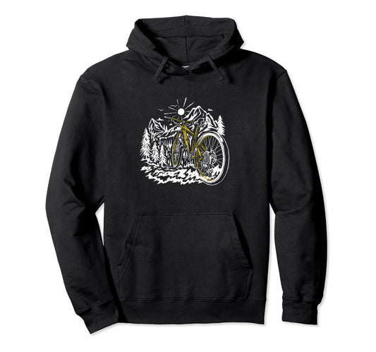 Bike Lover Biker Mountain Bike Rider Hoodie - Streetwear Style for Adults - T-Shirt, Sweatshirt, Hoodie