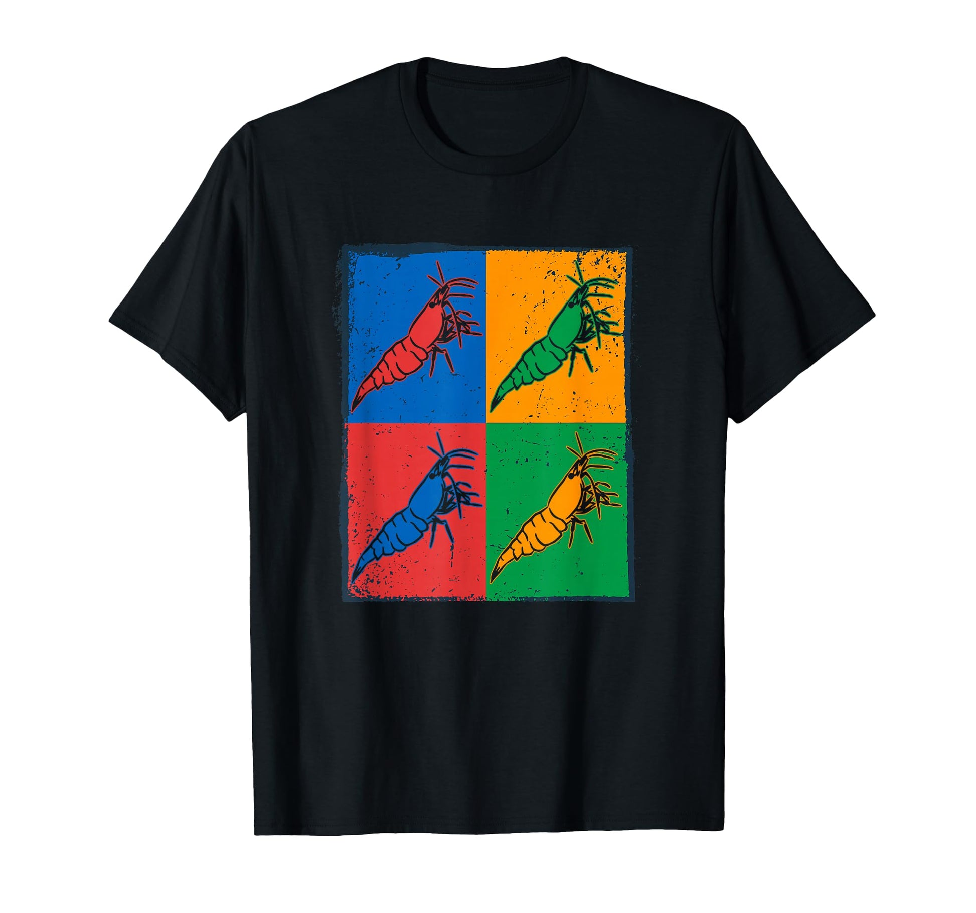 Cherry Shrimp Pop Art Aquascaper T-Shirt - Casual Everyday Wear Unisex - T-Shirt, Sweatshirt, Hoodie