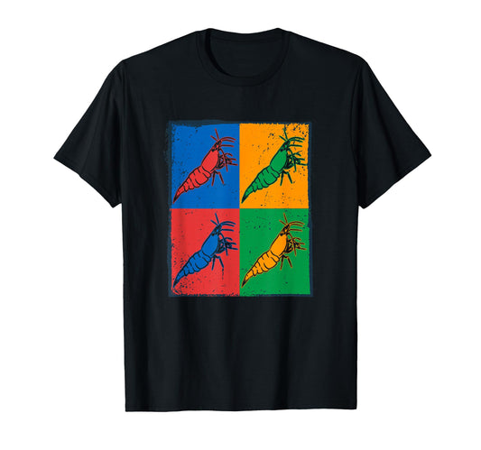 Cherry Shrimp Pop Art Aquascaper T-Shirt - Casual Everyday Wear Unisex - T-Shirt, Sweatshirt, Hoodie