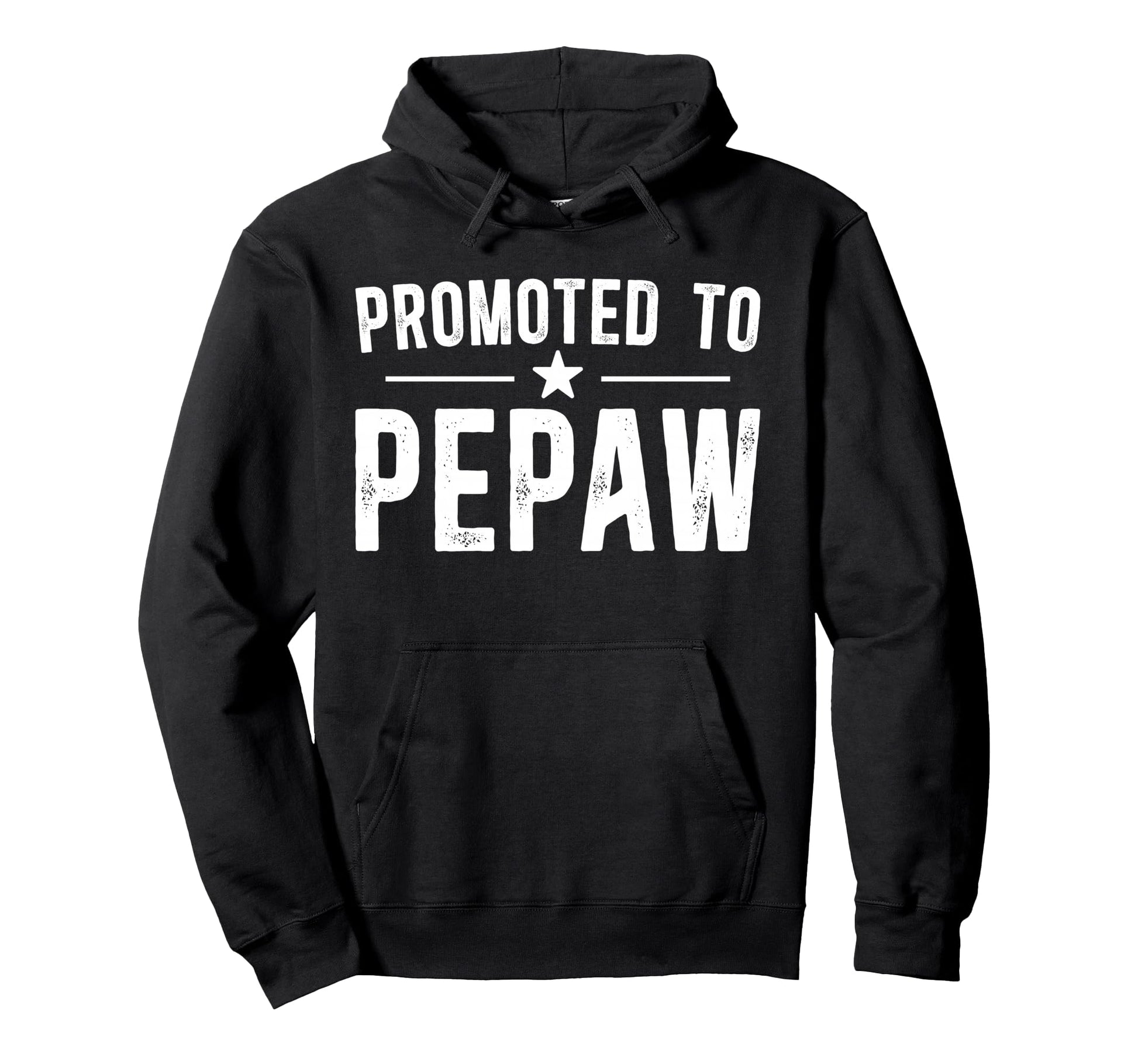 Promoted To Pepaw Future Pepaw Hoodie - Minimalist Print for Adults - T-Shirt, Sweatshirt, Hoodie