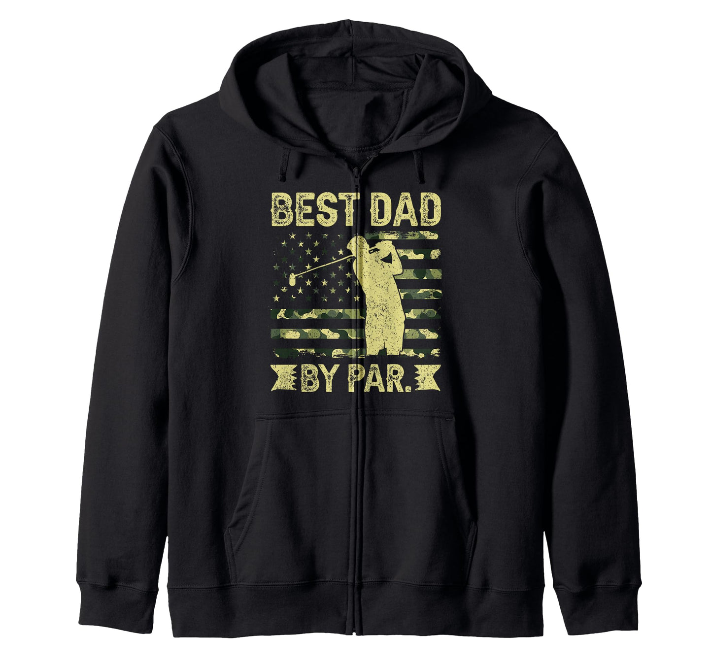 Best Dad Par Far Golf Golfer Golfing T-Shirt - Minimalist Print for Adults - T-Shirt, Sweatshirt, Hoodie