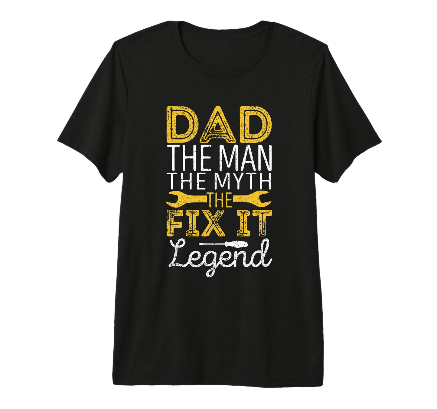 Dad Myth Fix It Legend Fathers Day T-Shirt - Aesthetic Graphic Unisex - T-Shirt, Sweatshirt, Hoodie