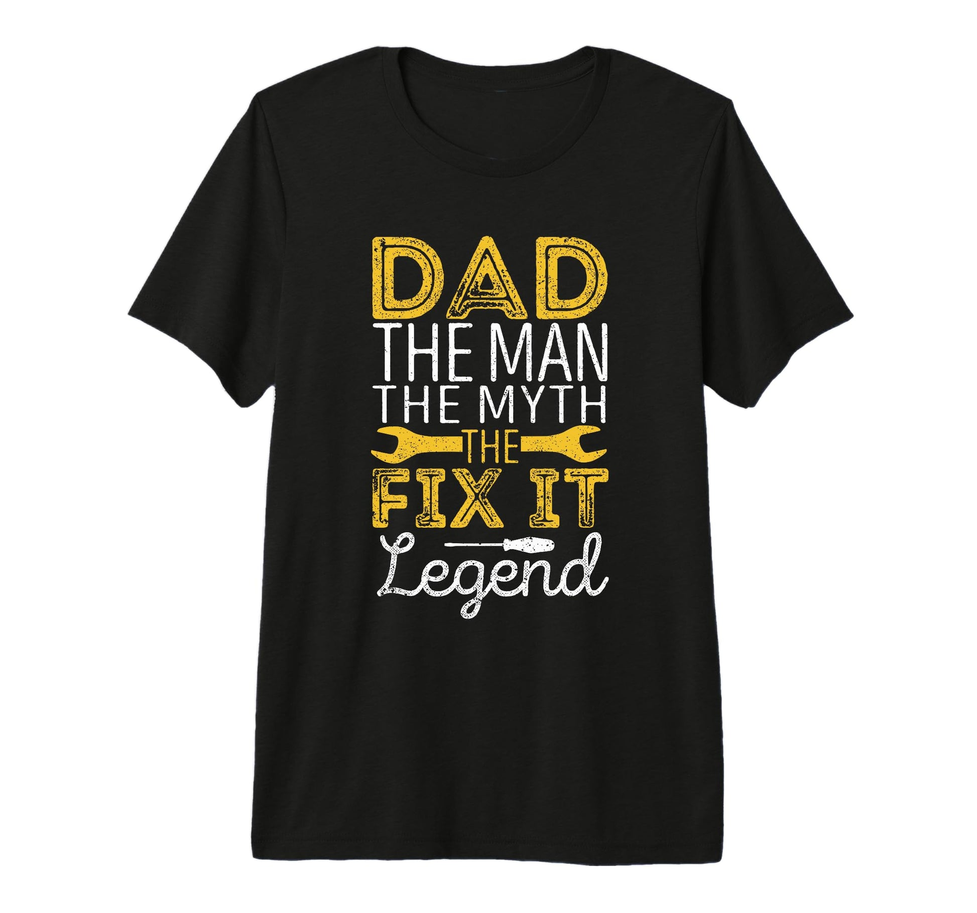 Dad Myth Fix It Legend Fathers Day T-Shirt - Aesthetic Graphic Unisex - T-Shirt, Sweatshirt, Hoodie