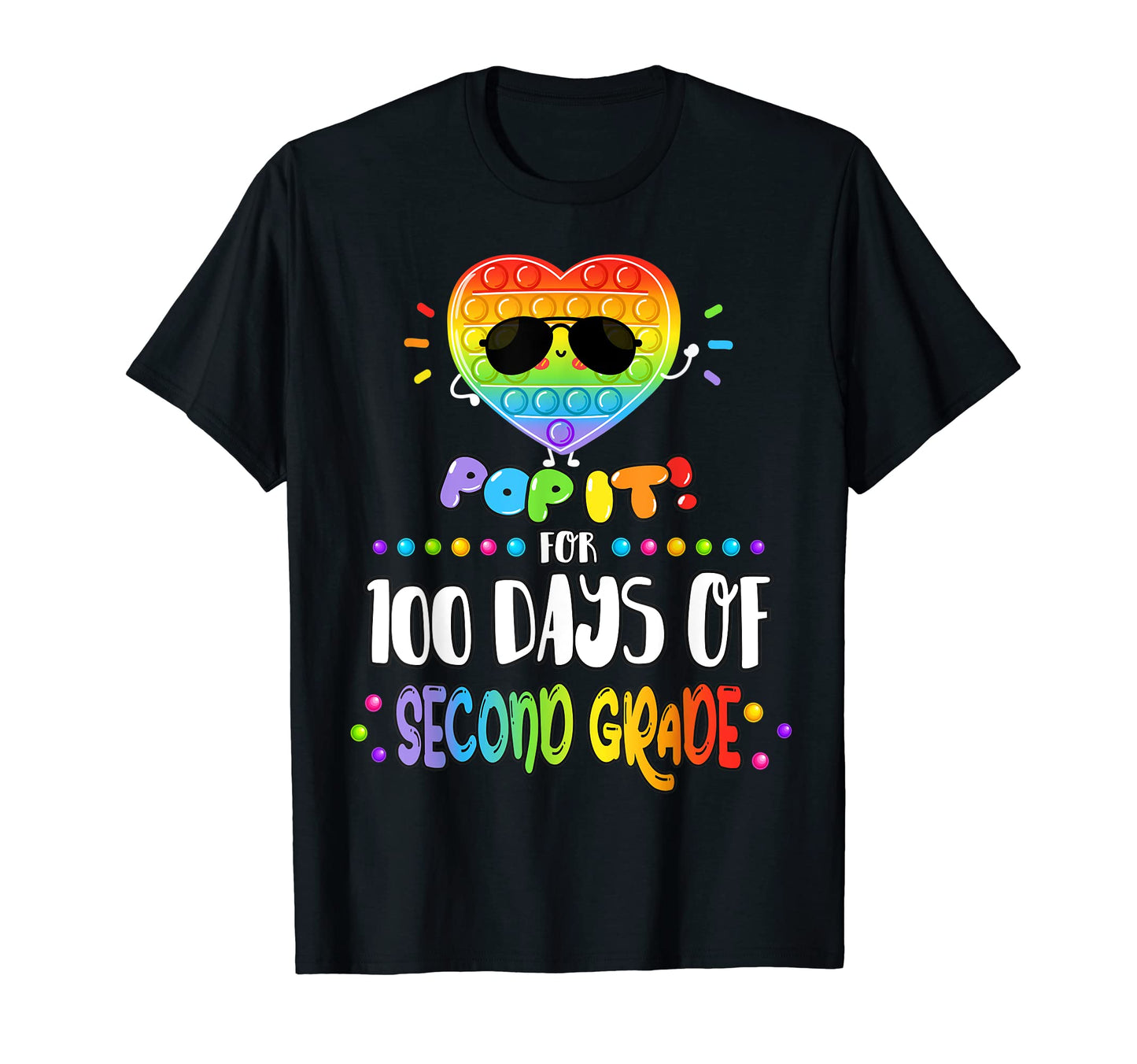 Happy 100Th Day Second Grade T-Shirt - Fun Novelty Design for Adults - T-Shirt, Sweatshirt, Hoodie