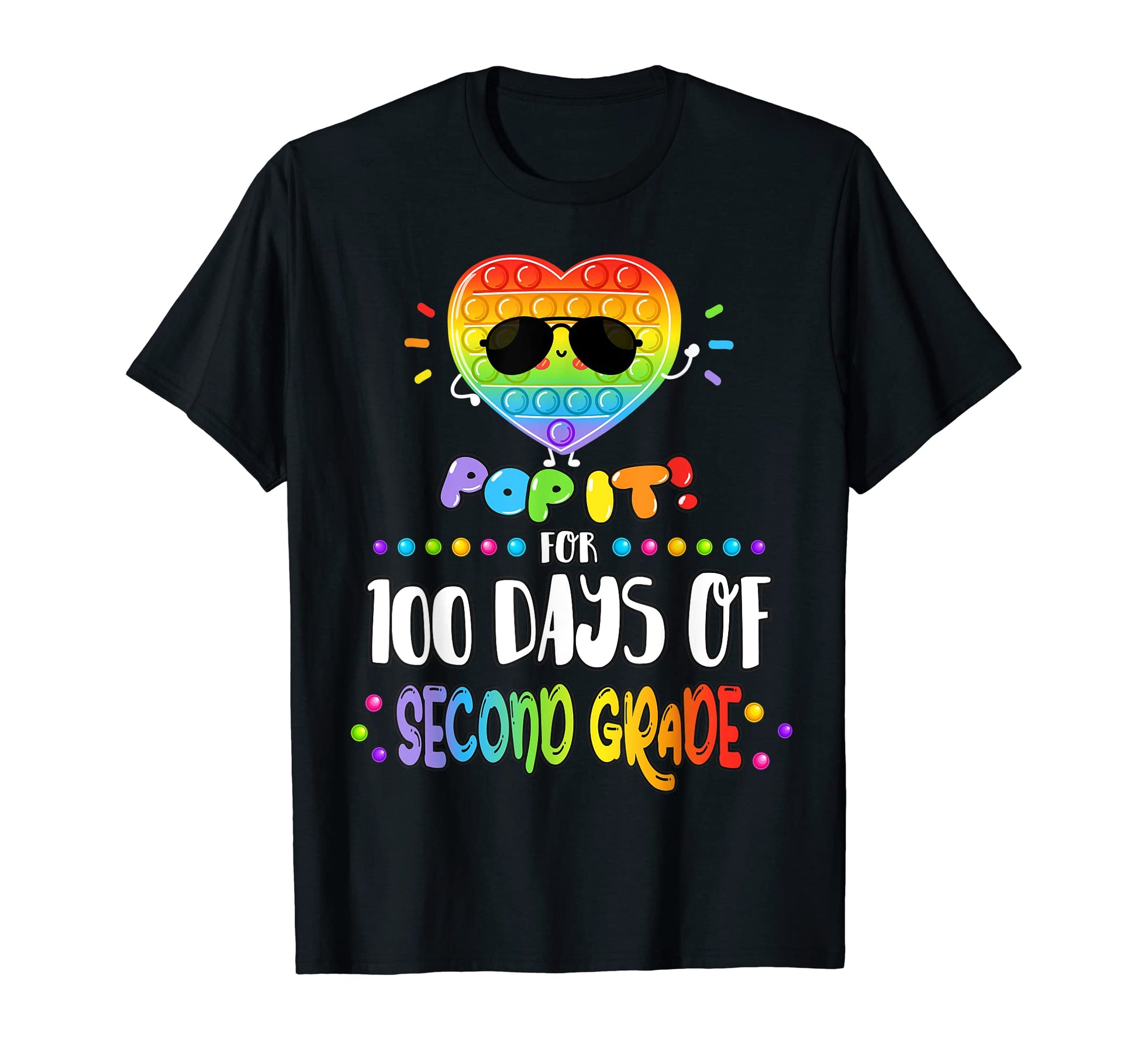 Happy 100Th Day Second Grade T-Shirt - Fun Novelty Design for Adults - T-Shirt, Sweatshirt, Hoodie