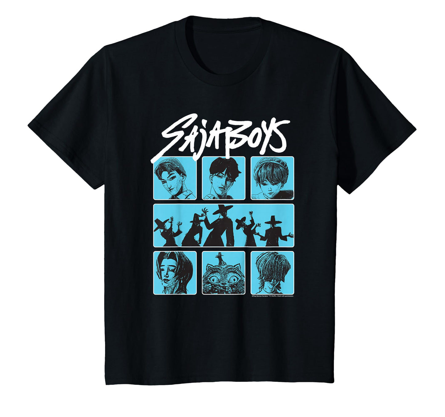 Kpop Demon Hunters Saja Demon Group T-Shirt - Aesthetic Graphic Men Women - T-Shirt, Sweatshirt, Hoodie