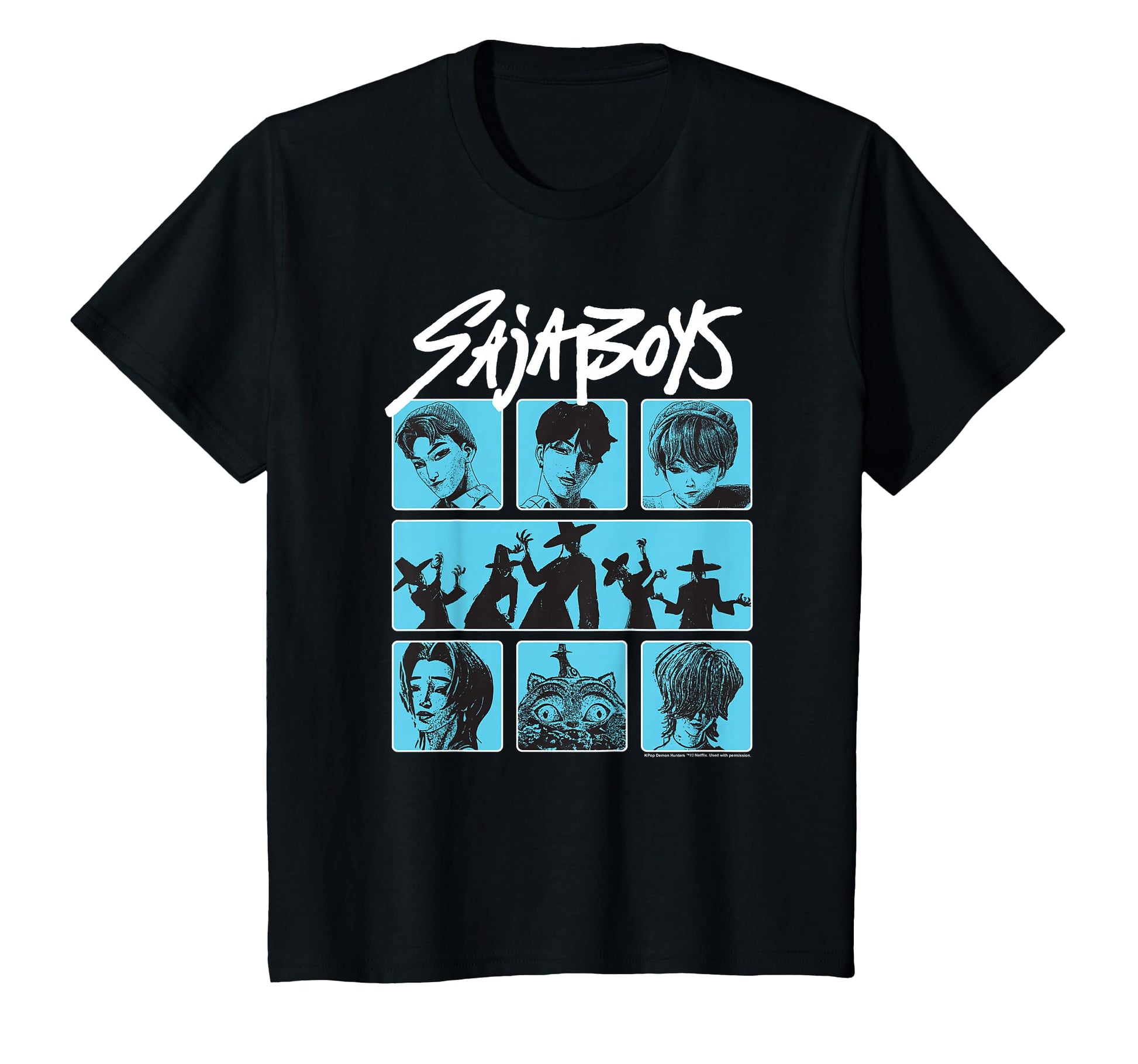 Kpop Demon Hunters Saja Demon Group T-Shirt - Aesthetic Graphic Men Women - T-Shirt, Sweatshirt, Hoodie