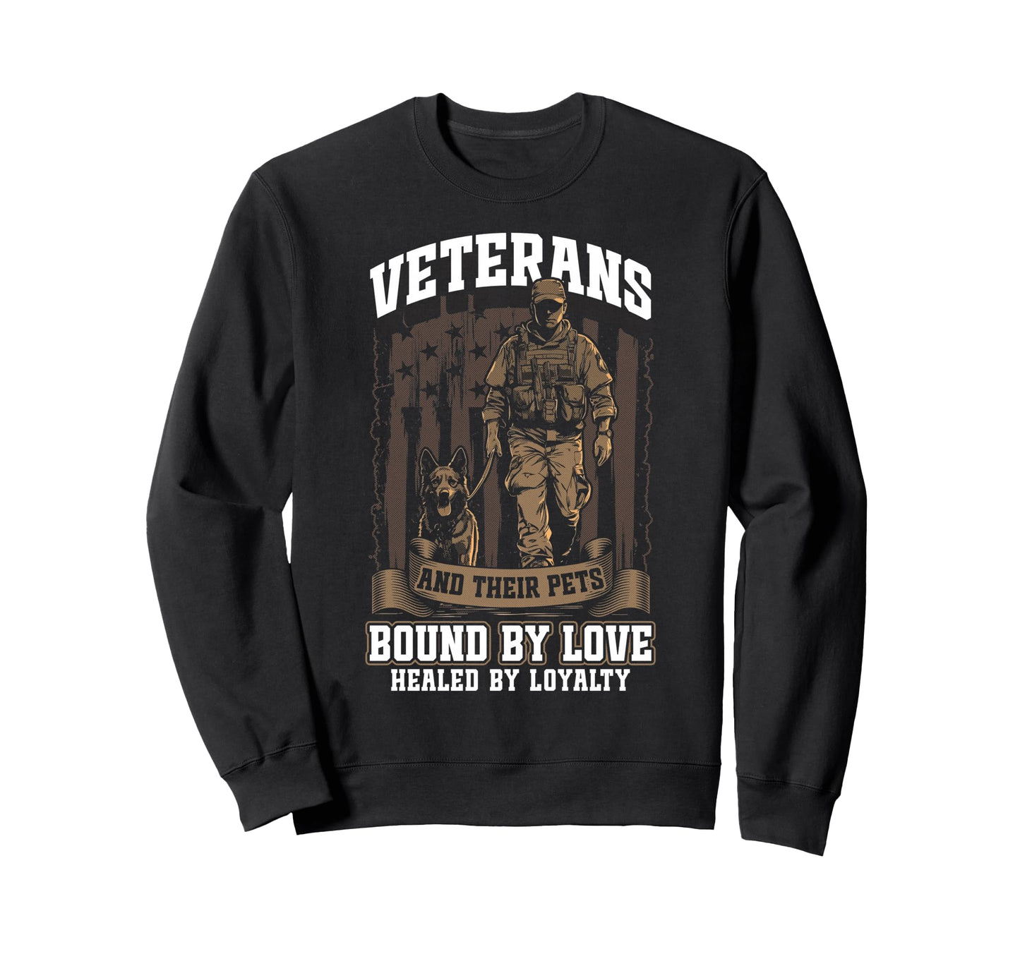 K9 Military Dog Veterans And Their Sweatshirt - Novelty Apparel Men Women - T-Shirt, Sweatshirt, Hoodie
