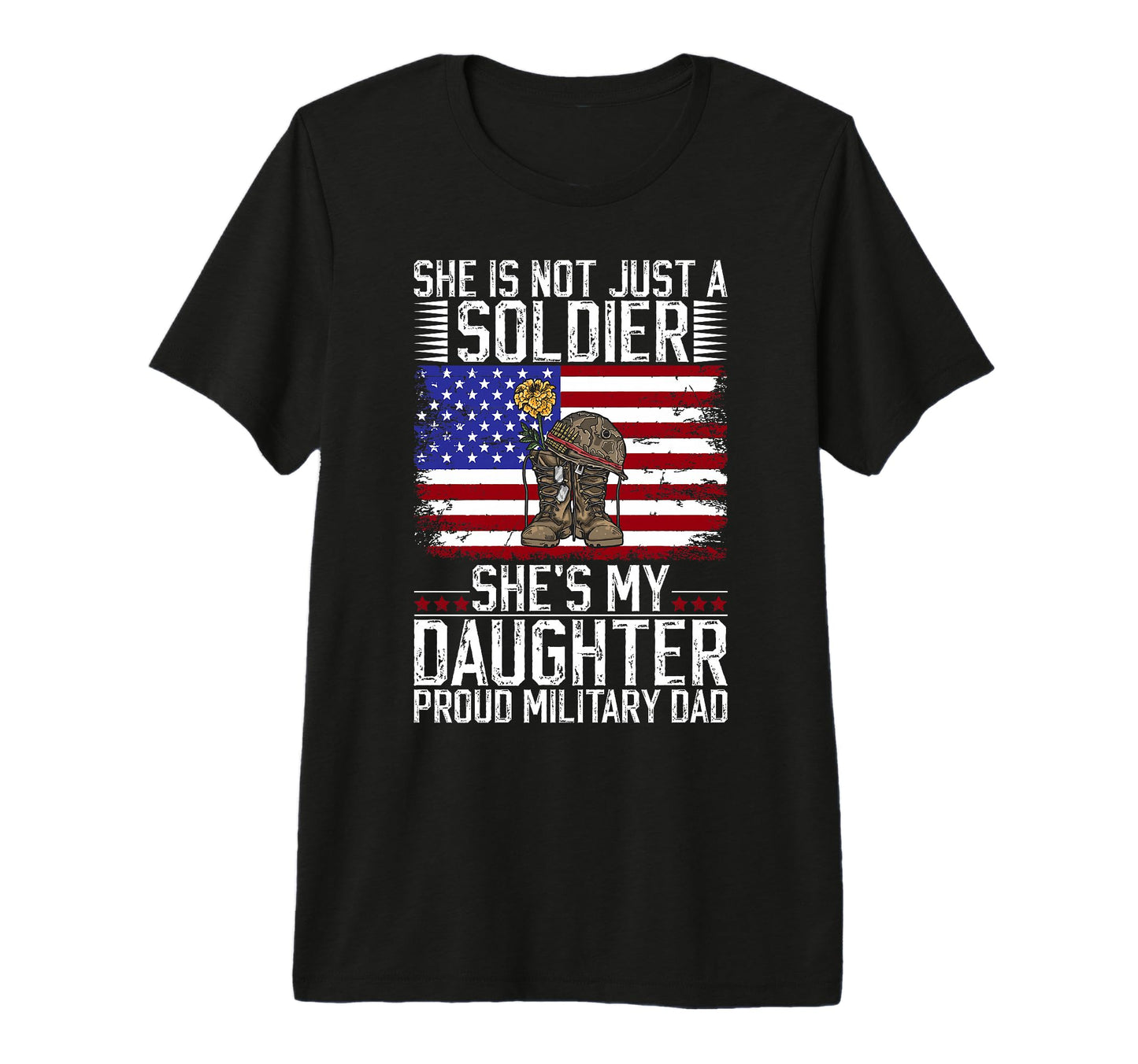 Mens My Daughter Proud Military T-Shirt - Casual Everyday Wear Men Women - T-Shirt, Sweatshirt, Hoodie