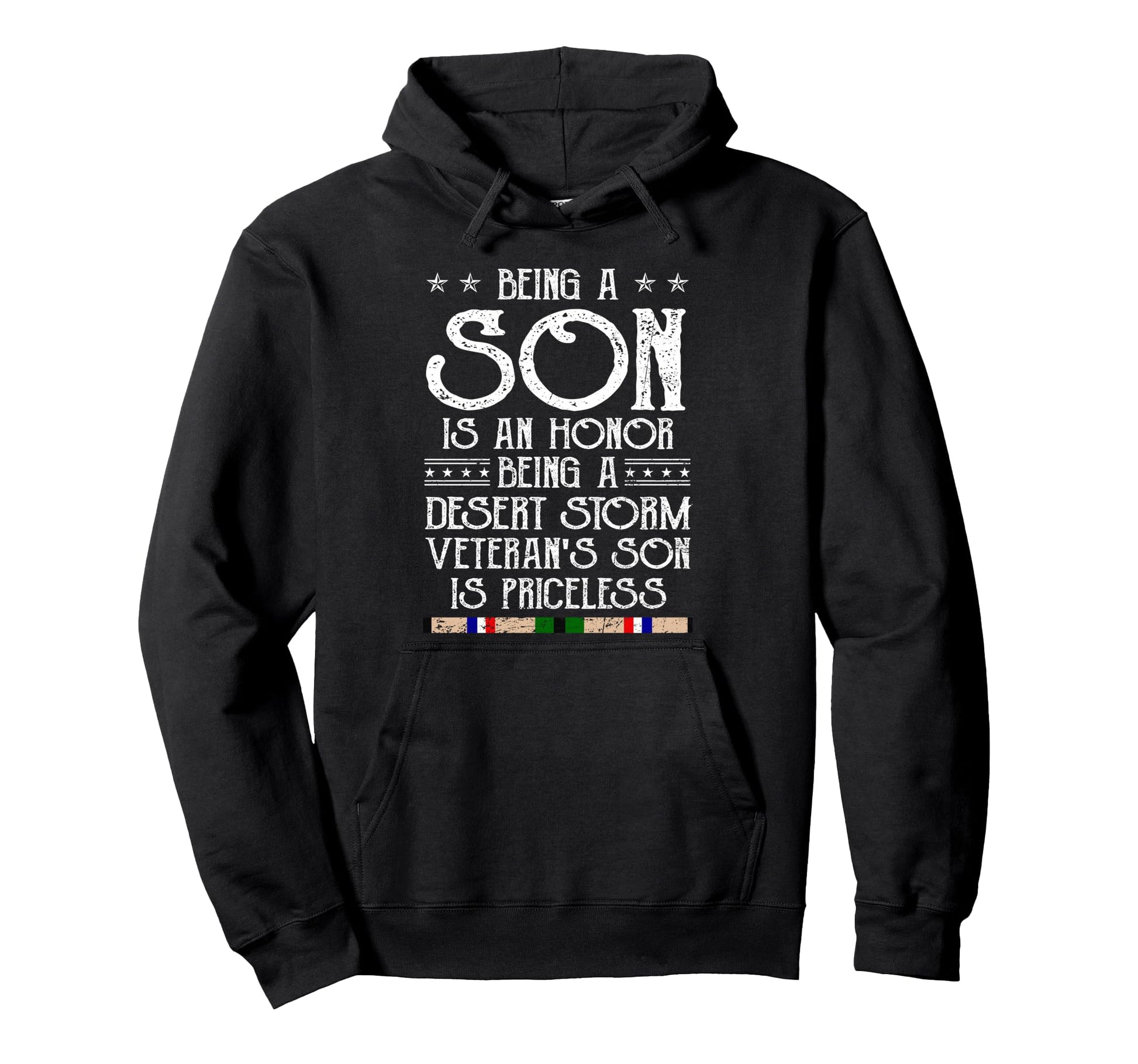 Proud Desert Storm Veteran Son Gulf War Hoodie - Trendy Graphic Unisex - T-Shirt, Sweatshirt, Hoodie