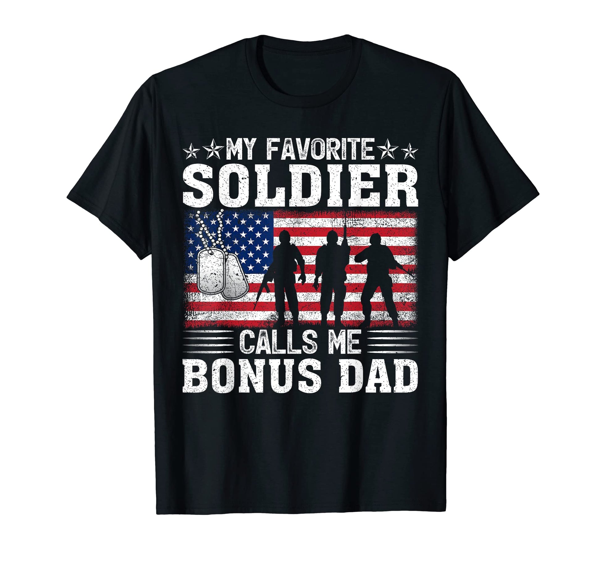 Usa Flag My Soldier Calls Me Bonus T-Shirt - Fun Novelty Design Men Women - T-Shirt, Sweatshirt, Hoodie