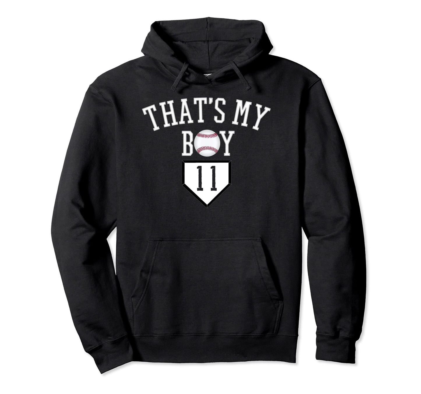 11 Thats My Baseball Number Baseball Mom Hoodie - Custom Art Print Unisex - T-Shirt, Sweatshirt, Hoodie