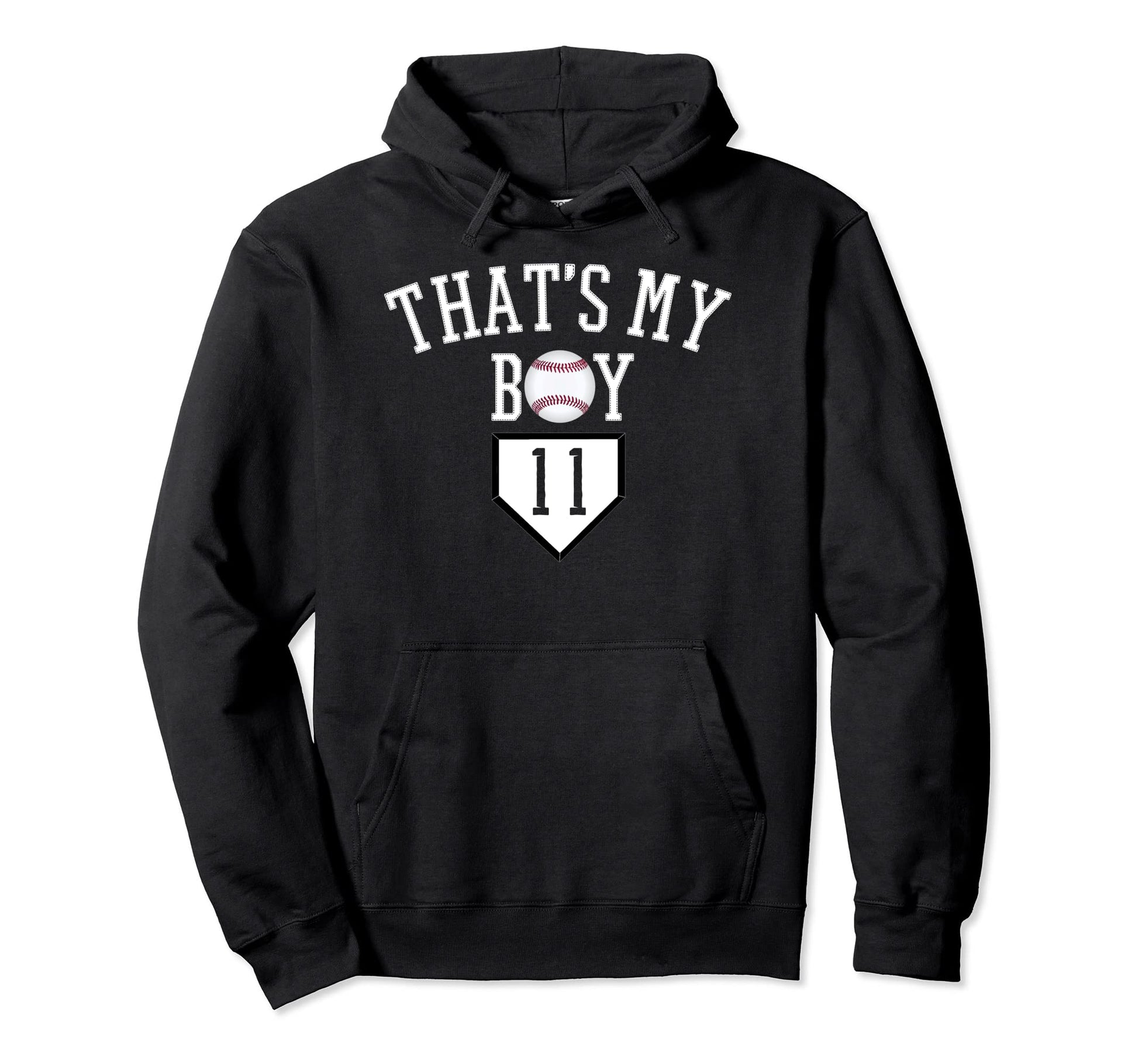 11 Thats My Baseball Number Baseball Mom Hoodie - Custom Art Print Unisex - T-Shirt, Sweatshirt, Hoodie