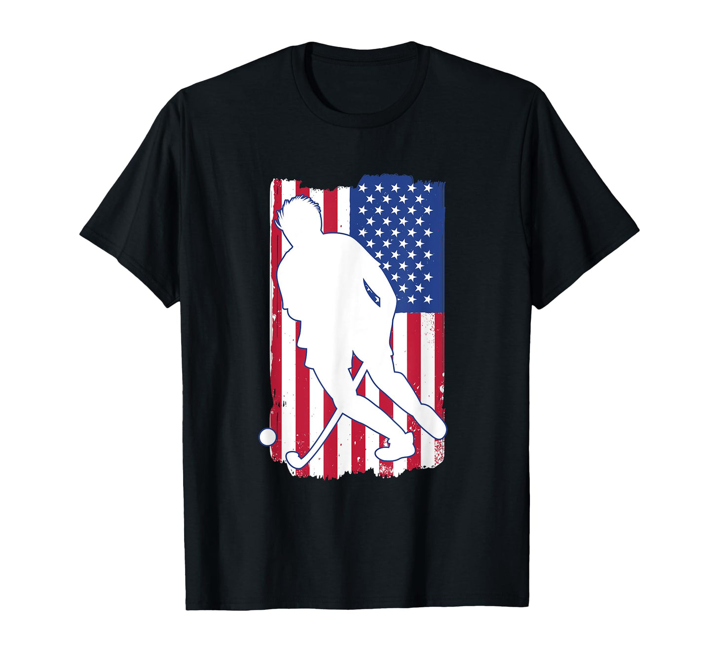Hockey Dad Player Field Hockey Usa T-Shirt - Fun Novelty Design Unisex - T-Shirt, Sweatshirt, Hoodie