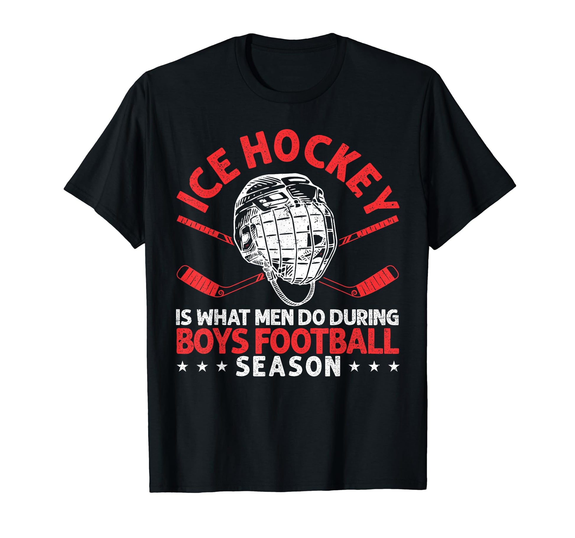 Ice Hockey Is What Do During Football T-Shirt - Graphic Print for Adults - T-Shirt, Sweatshirt, Hoodie