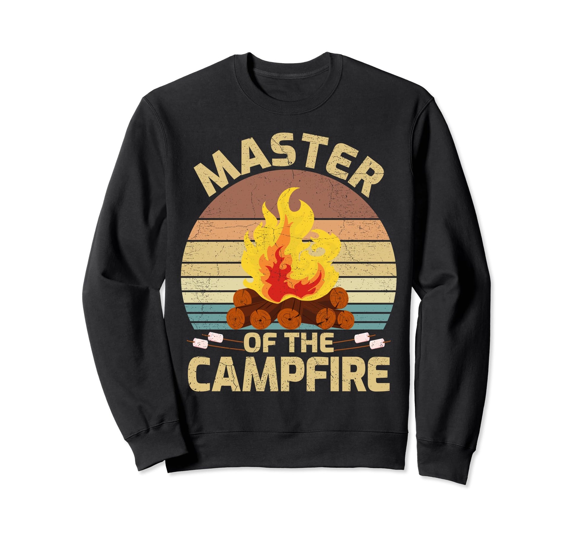 Master Campfire Camping Dad Sweatshirt - Fun Novelty Design for Adults - T-Shirt, Sweatshirt, Hoodie