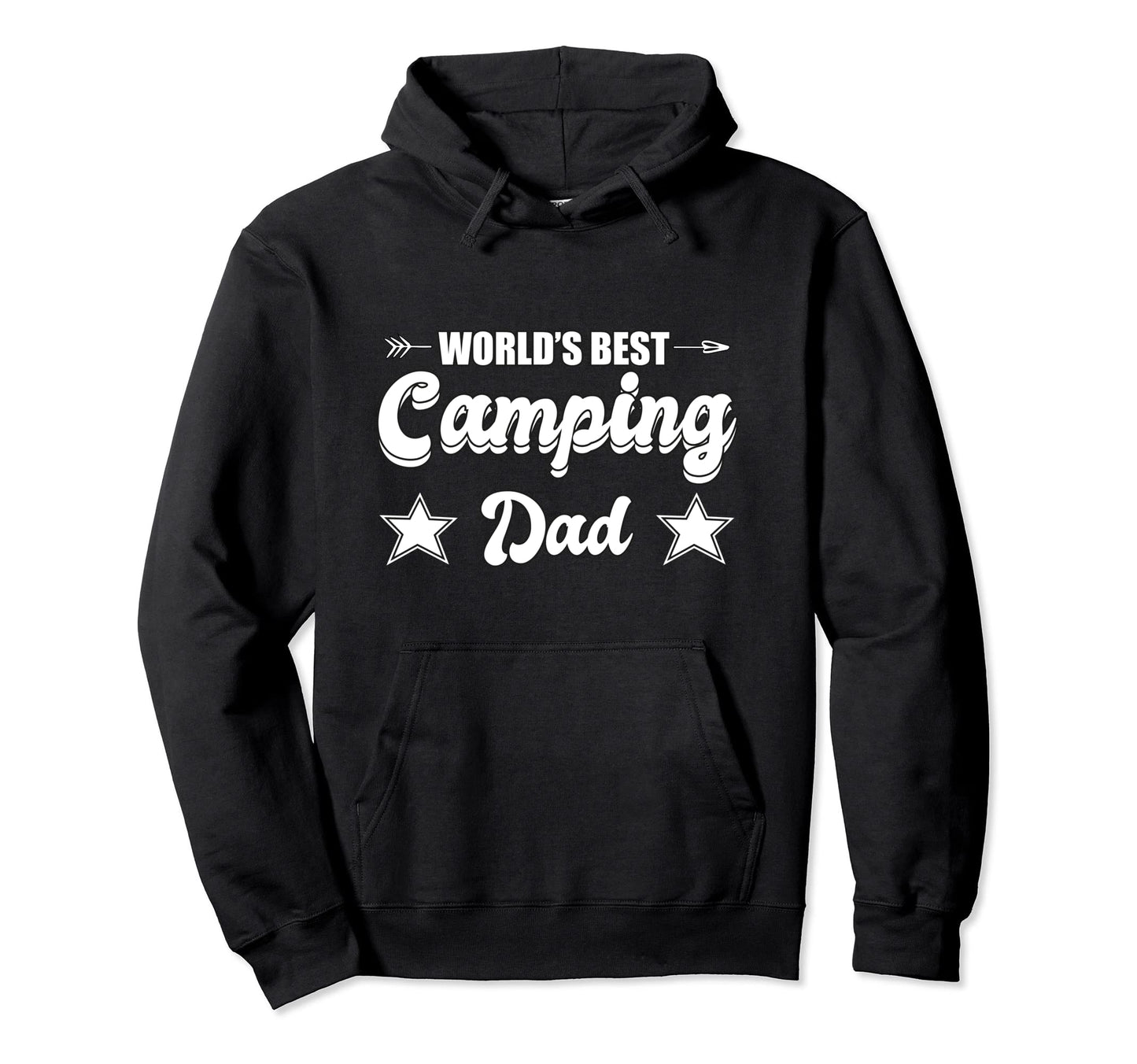 Mens Worlds Best Camping Dad Hoodie - Casual Everyday Wear Men Women - T-Shirt, Sweatshirt, Hoodie
