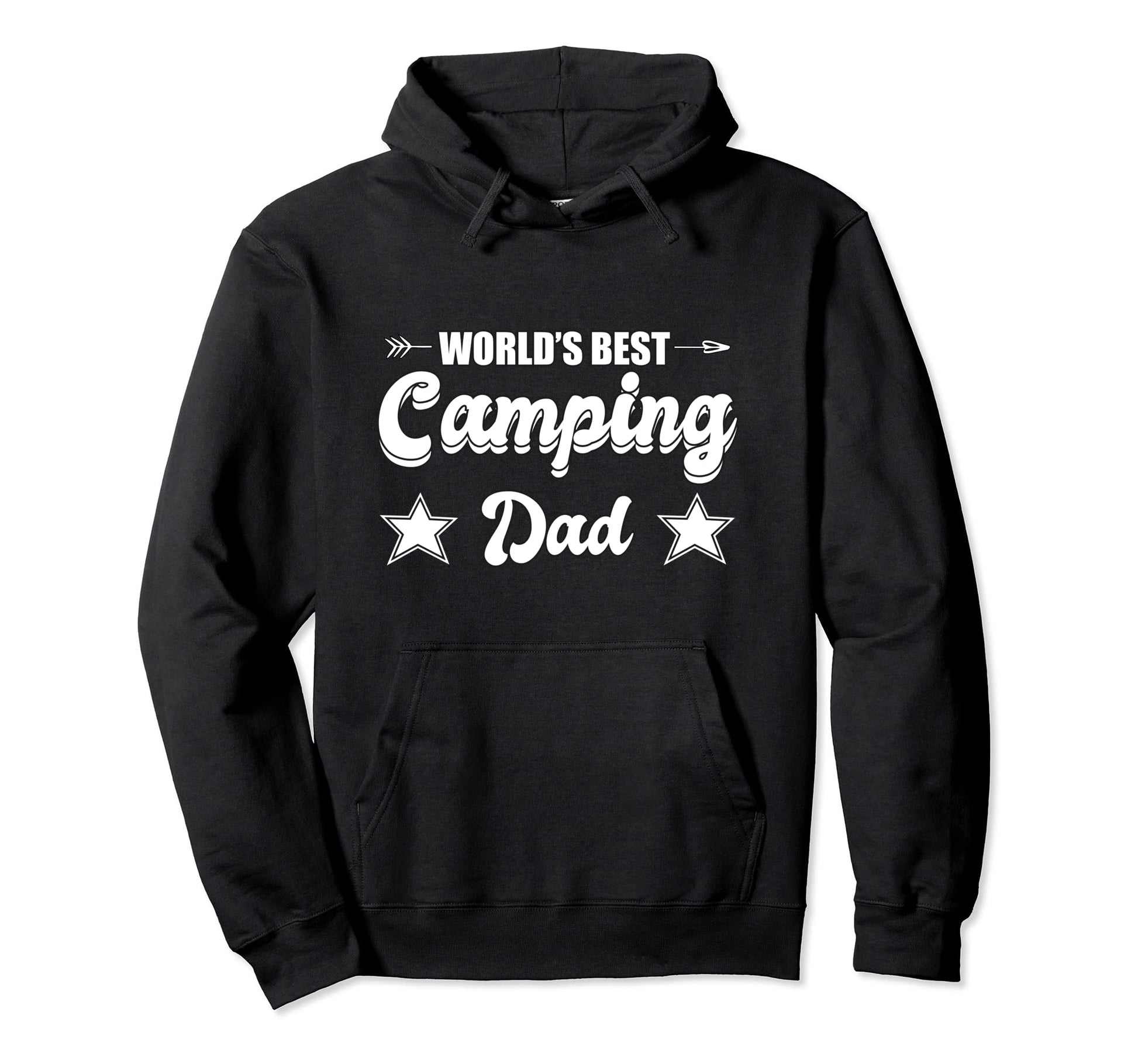 Mens Worlds Best Camping Dad Hoodie - Casual Everyday Wear Men Women - T-Shirt, Sweatshirt, Hoodie