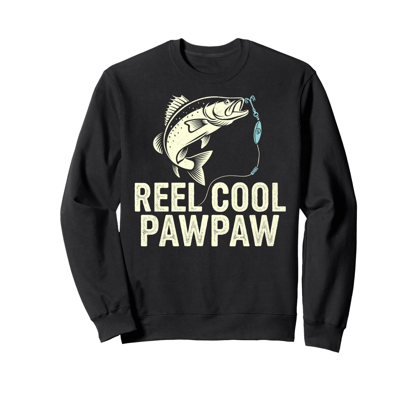 Reel Paw Paw Fisherman Grandad Sweatshirt - Streetwear Style for Adults - T-Shirt, Sweatshirt, Hoodie