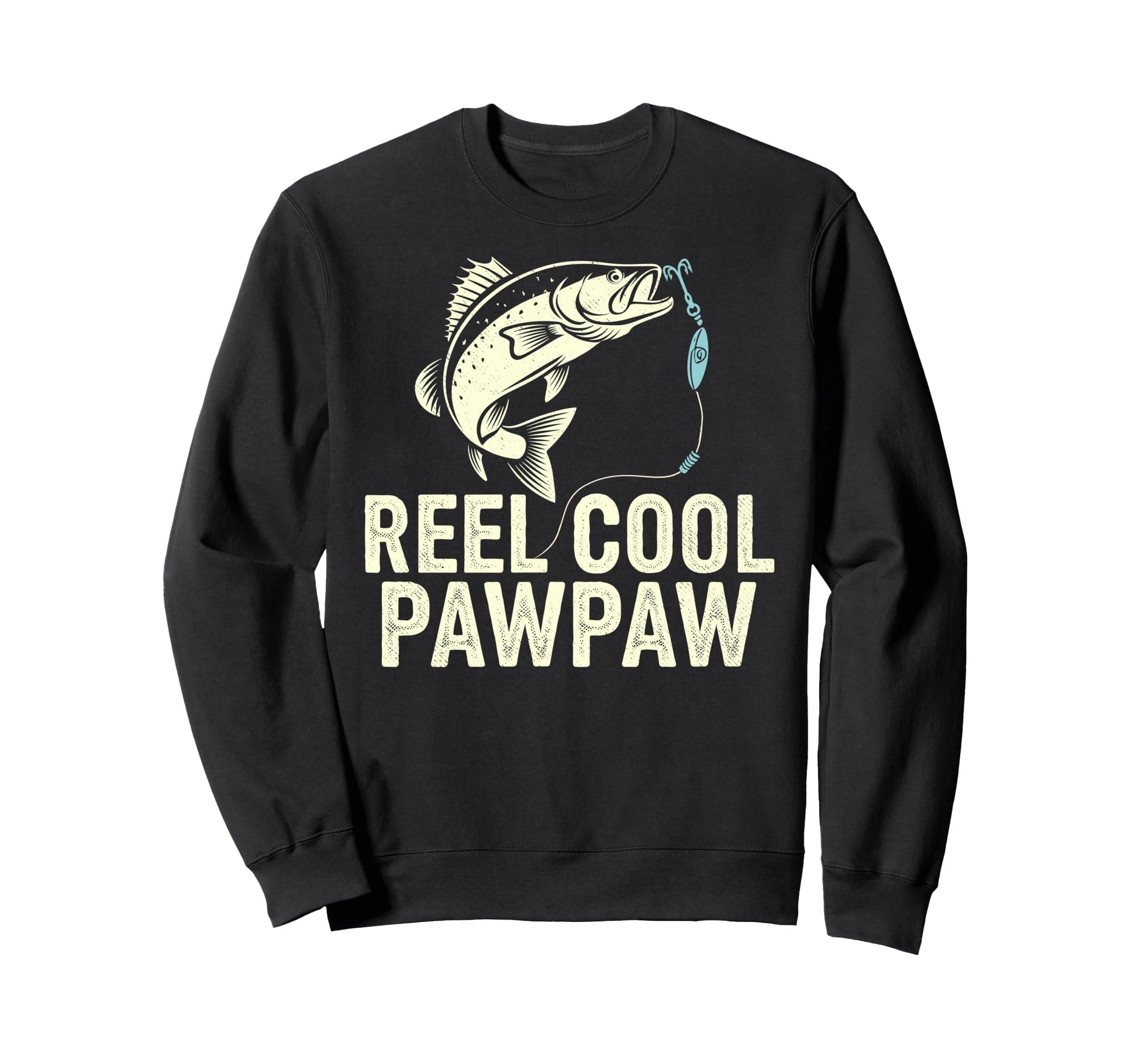 Reel Paw Paw Fisherman Grandad Sweatshirt - Streetwear Style for Adults - T-Shirt, Sweatshirt, Hoodie