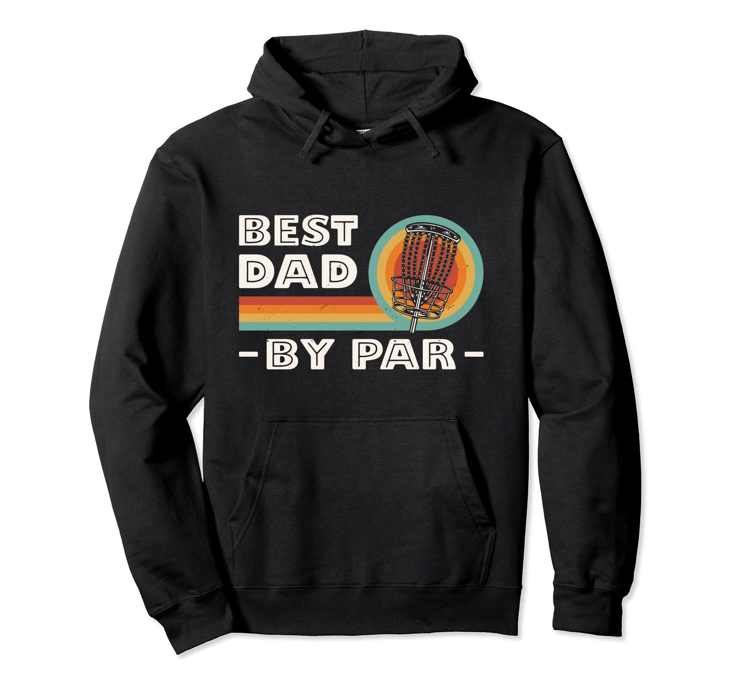 Best Dad Par Disc Golf Player Frisbee Hoodie - Minimalist Print for Adults - T-Shirt, Sweatshirt, Hoodie