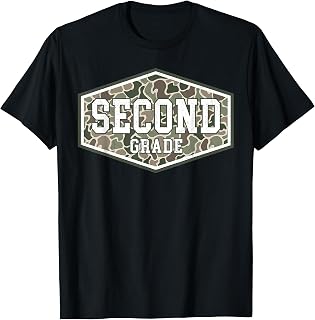 Camo Second Grade Teacher 2nd Grade Back to School Boys T-Shirt Unisex T-shirt, Sweatshirt, Hoodie, Long Sleeve Tee - T-Shirt, Sweatshirt, Hoodie