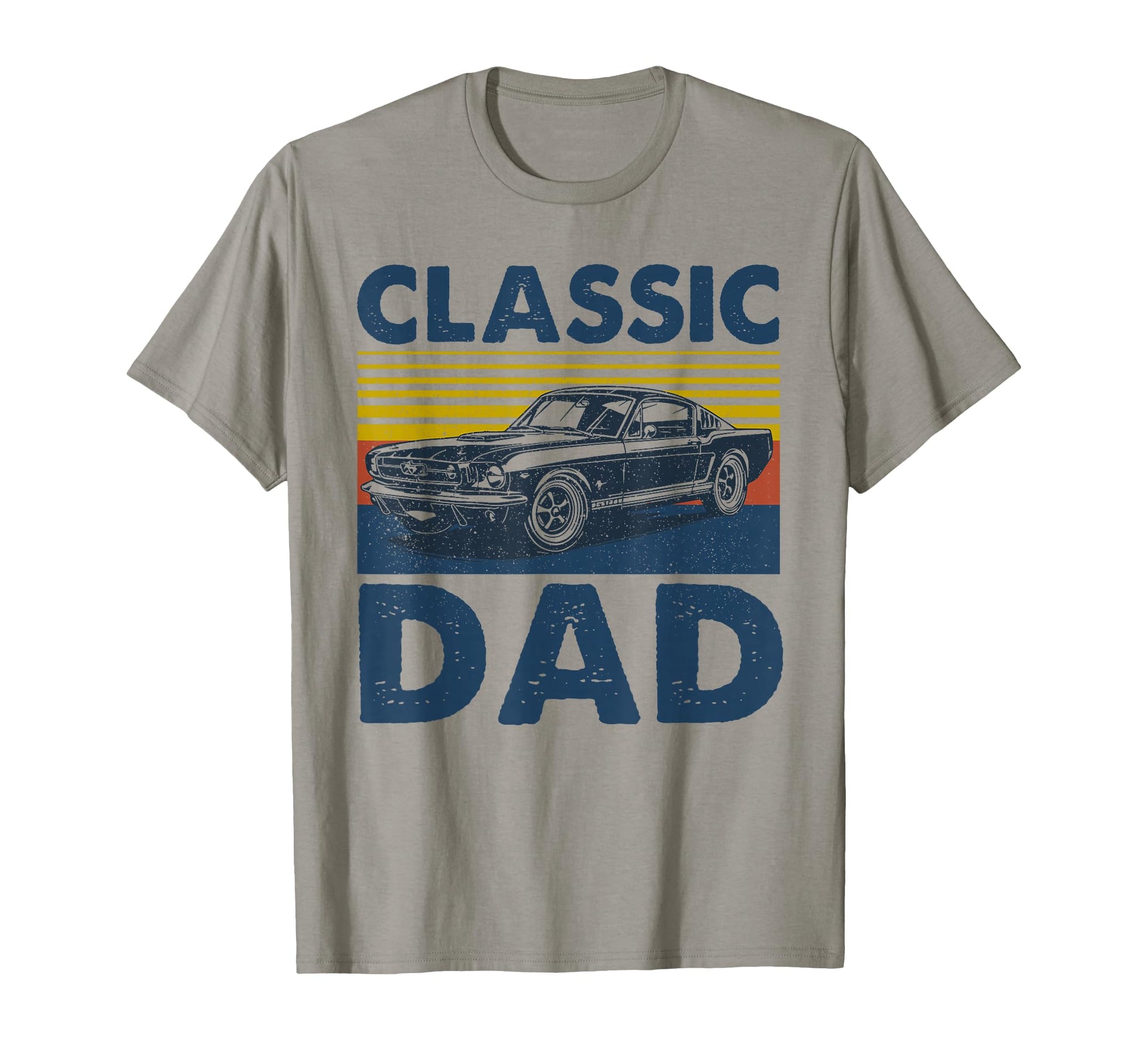 Dad Muscle Car Daddy Papa Fathers T-Shirt - Minimalist Print Unisex - T-Shirt, Sweatshirt, Hoodie
