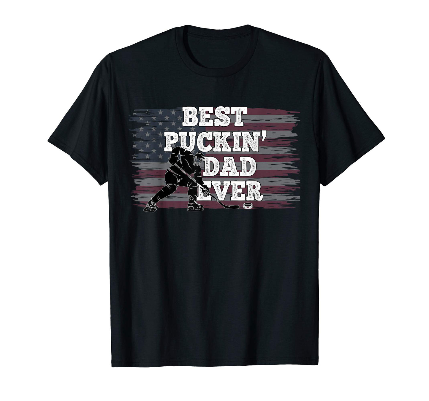 Best Puckin Dad Ever American Flag T-Shirt - Unique Graphic Men Women - T-Shirt, Sweatshirt, Hoodie