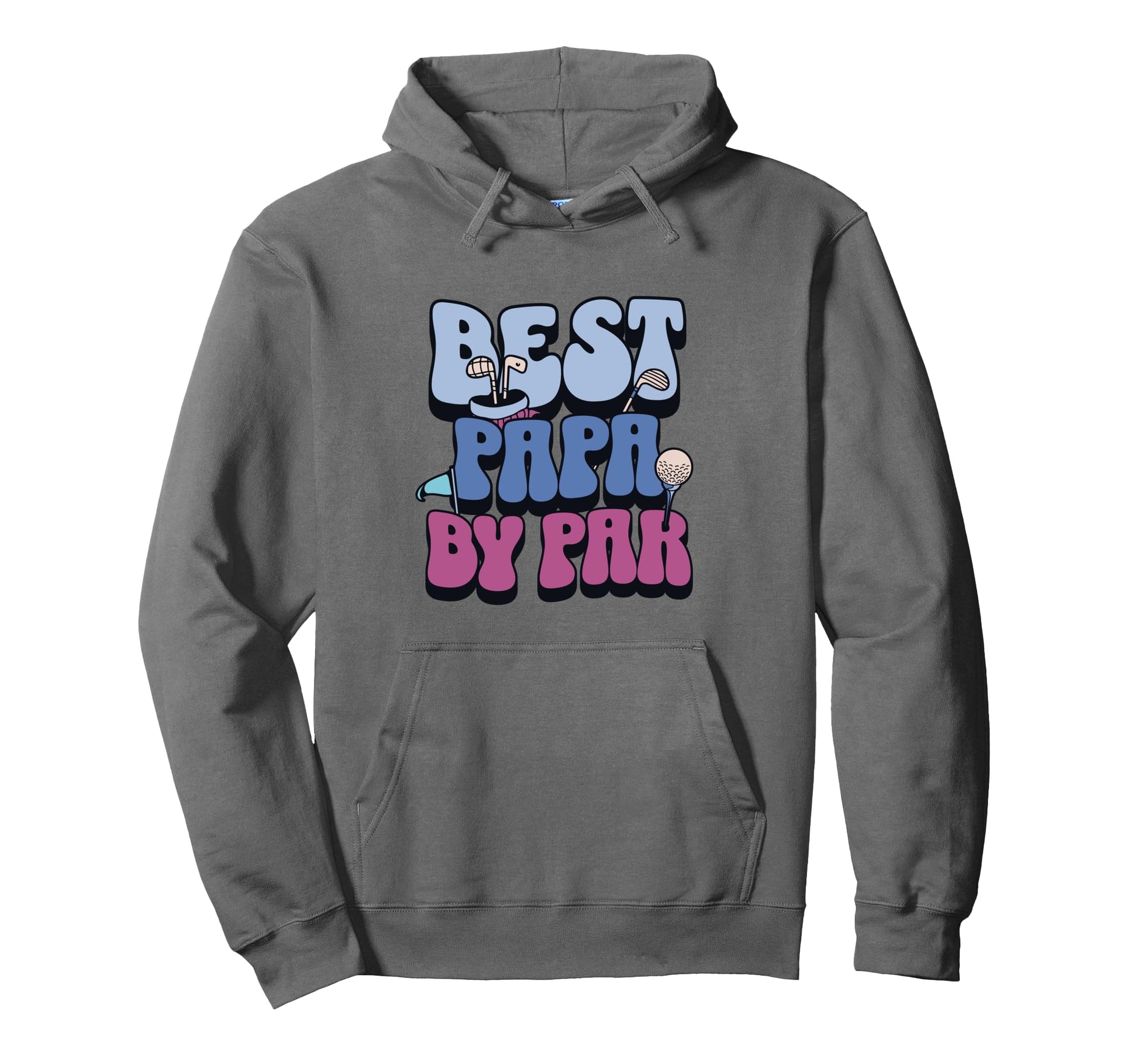 Best Papa Par Golf Fathers Day Hoodie - Casual Everyday Wear for Adults - T-Shirt, Sweatshirt, Hoodie