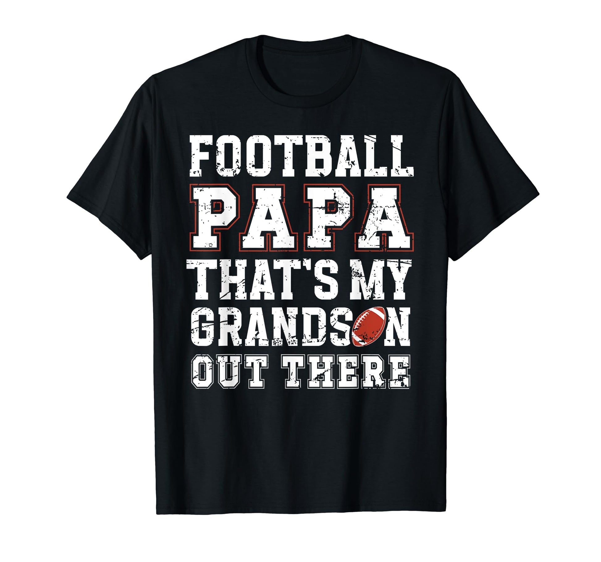 Proud Football Papa Football Player T-Shirt - Trendy Graphic for Adults - T-Shirt, Sweatshirt, Hoodie