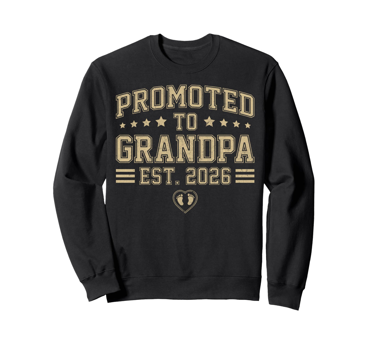 Promoted To Grandpa Est 2026 Soon Sweatshirt - Minimalist Print Men Women - T-Shirt, Sweatshirt, Hoodie