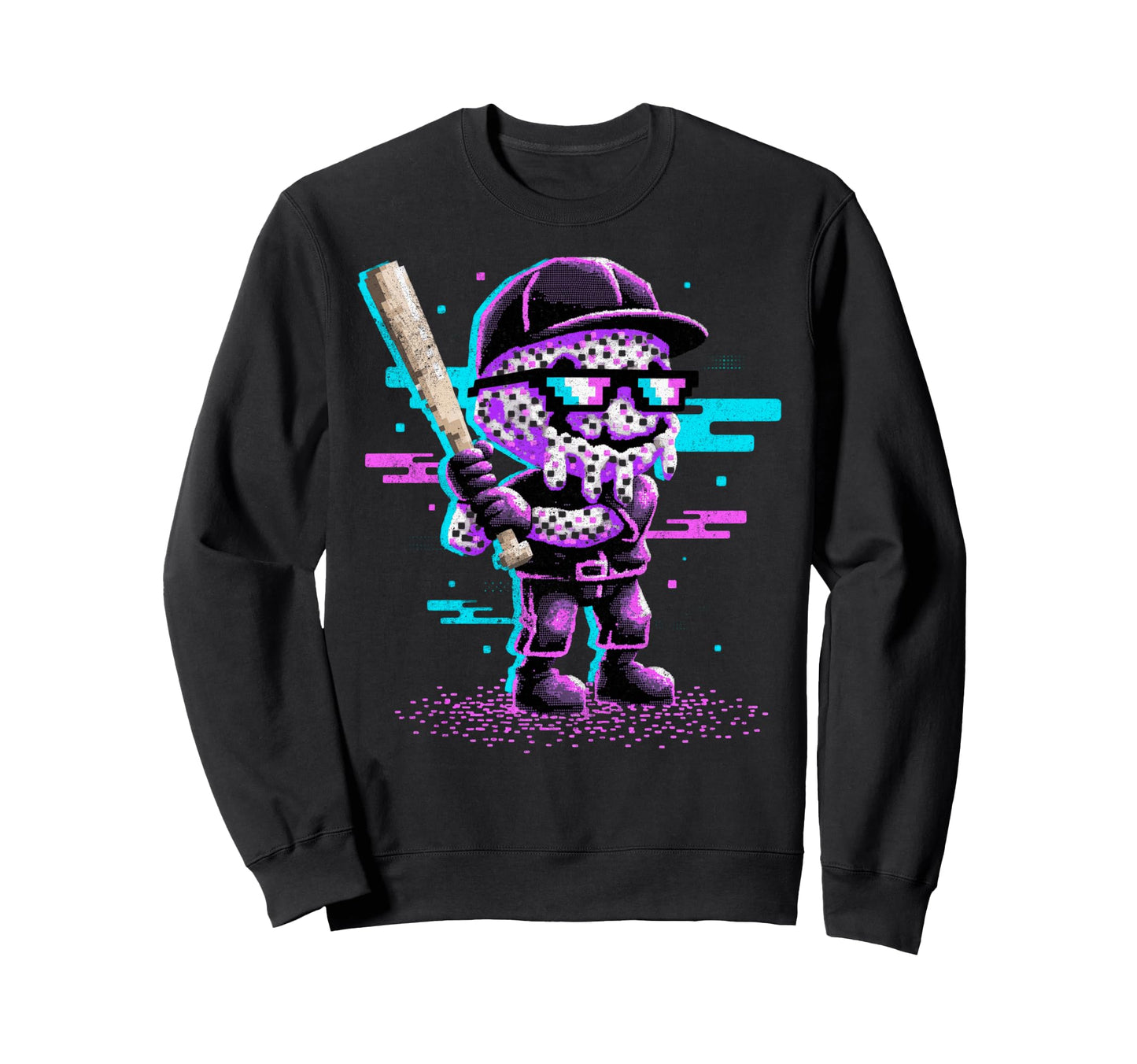 Baseball Drip Gamer Gifts T-Shirt - Unique Graphic Unisex - T-Shirt, Sweatshirt, Hoodie