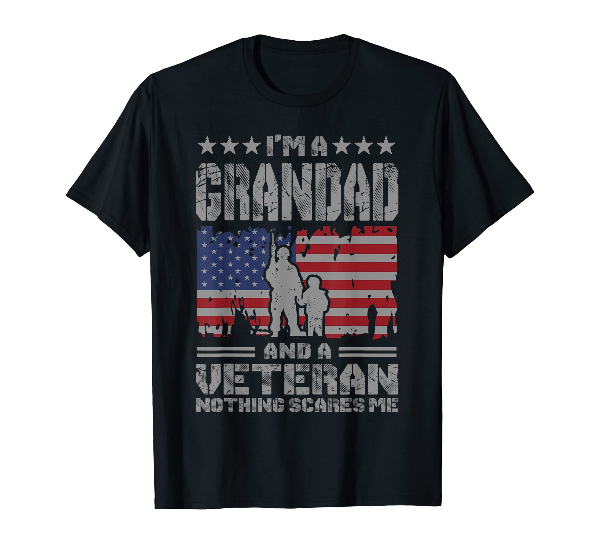 Mens Im Grandad And Veteran Nothing T-Shirt - Aesthetic Graphic Unisex - T-Shirt, Sweatshirt, Hoodie